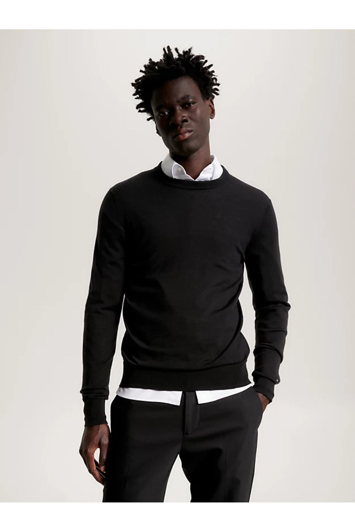 Tommy hilfiger black sweater on sale