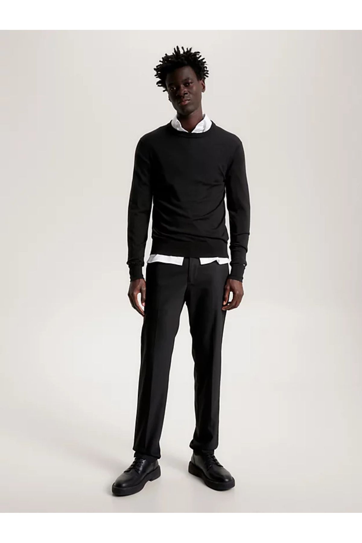 Tommy hilfiger black and white sweater hotsell