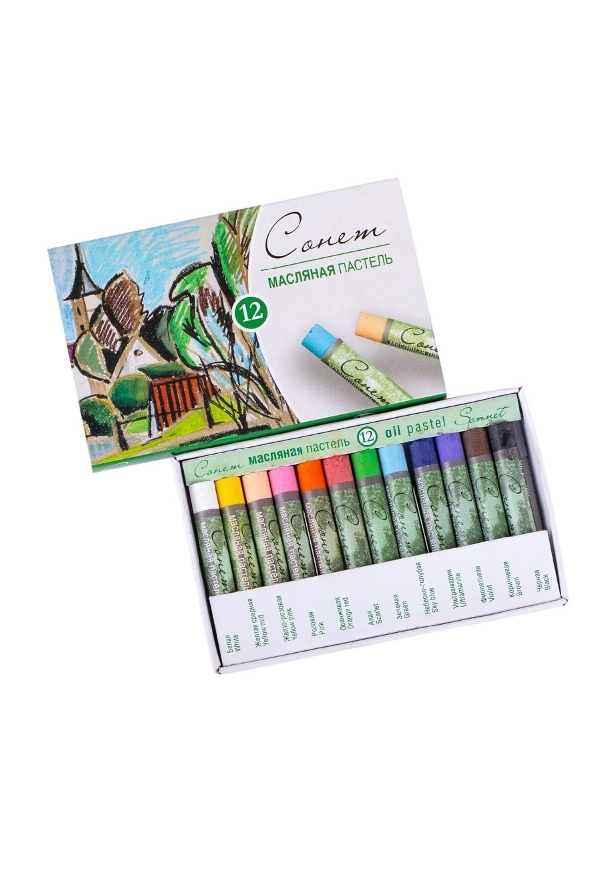 Genel Markalar St.petersburg Sonnet Yağlı Pastel 12 Renk N:7041155