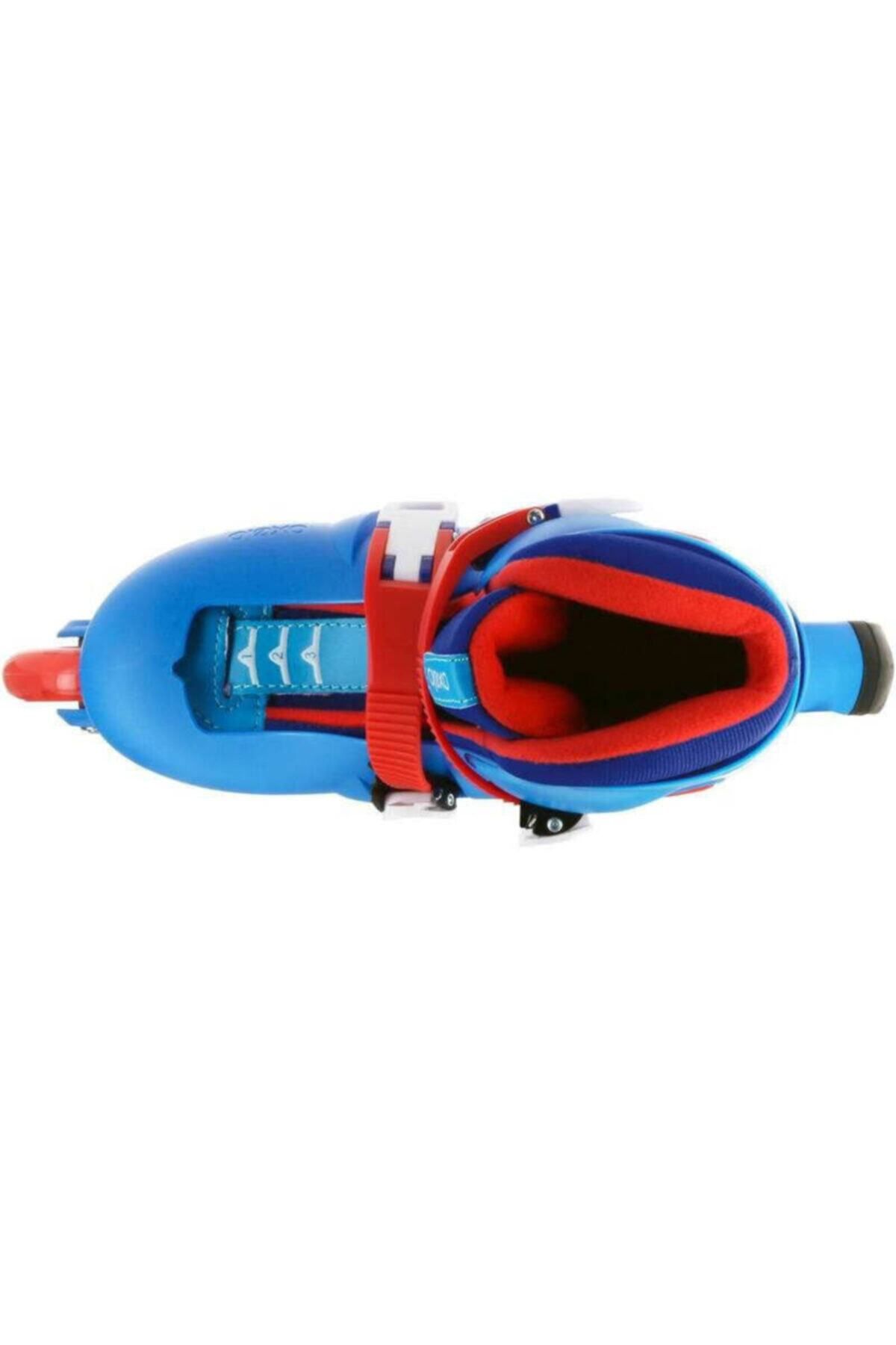 اسکیت ها آبی دخترانه و پسرانه بچگانه بازی 3 پای را می توان با رشد بزرگ کرد Decathlon