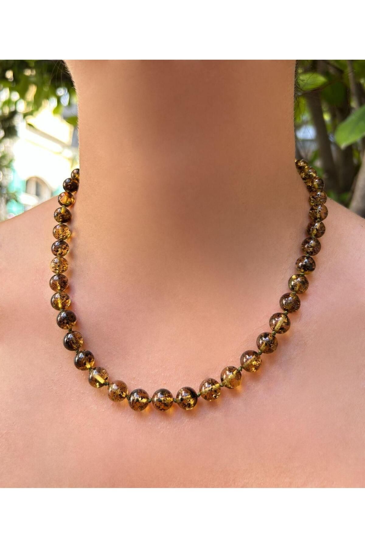 Asya Gems Necklace Green Trendyol