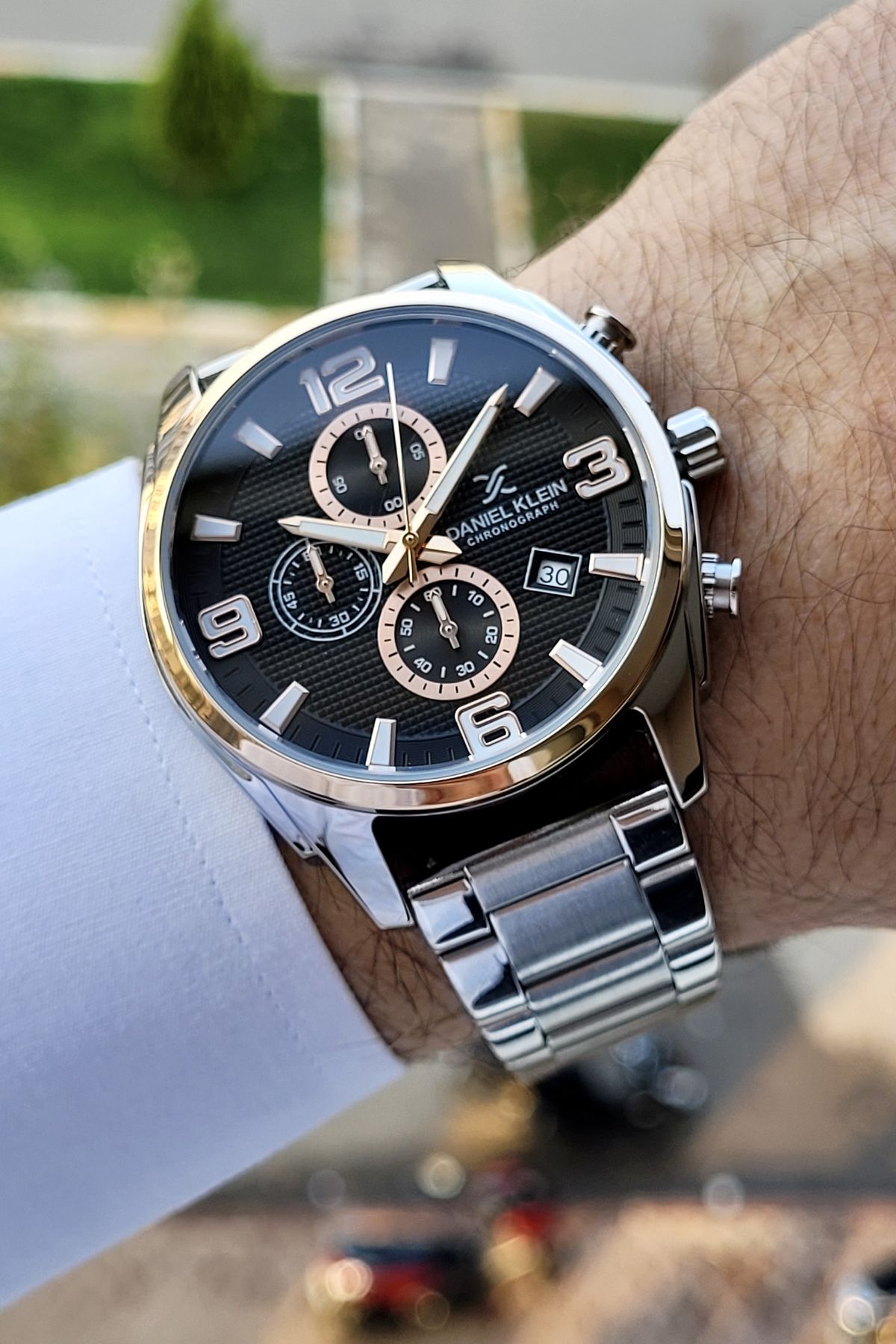 Daniel klein chronograph settings outlet