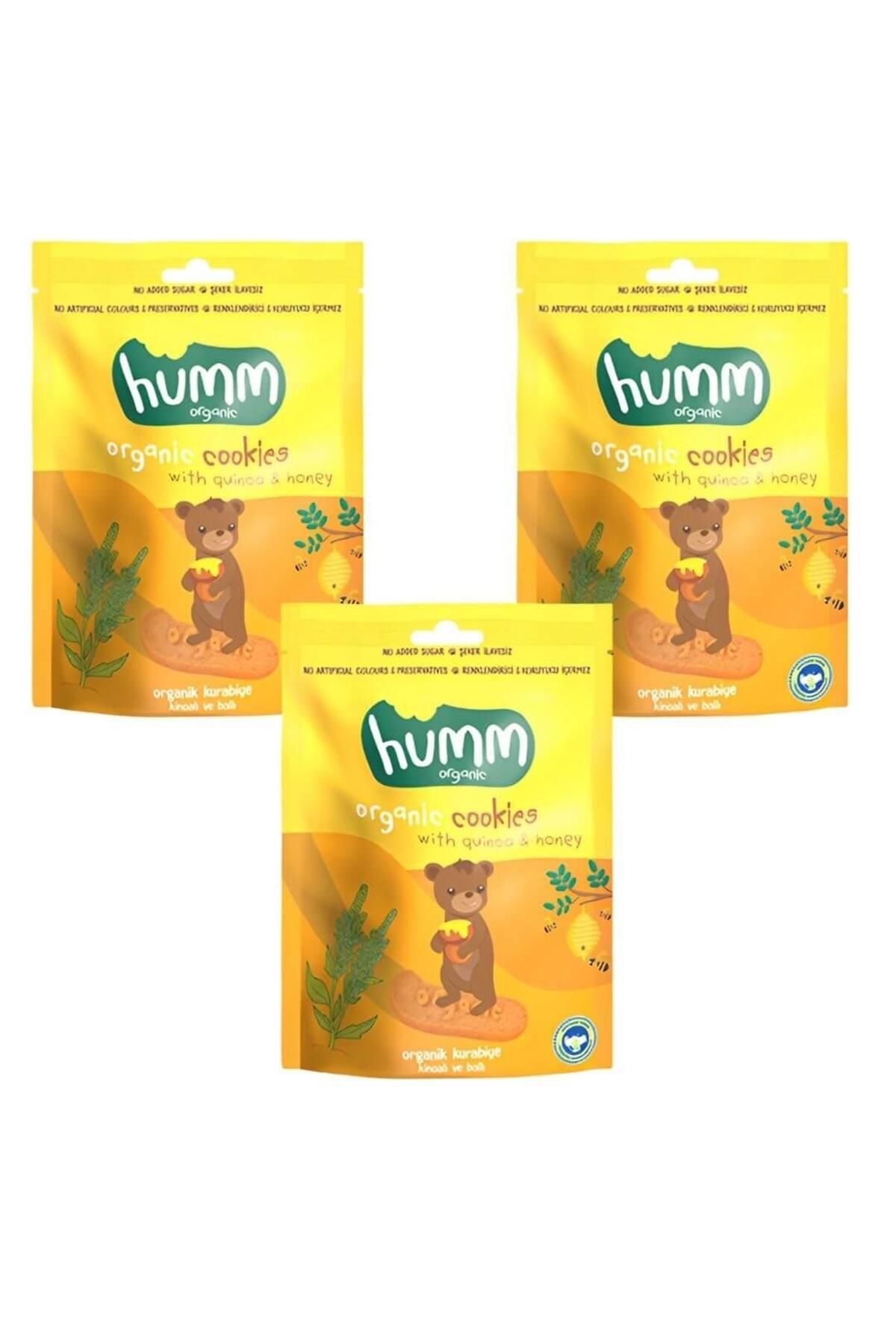 Organik Kinoalı Ballı Kurabiye 3 X 55 Gr