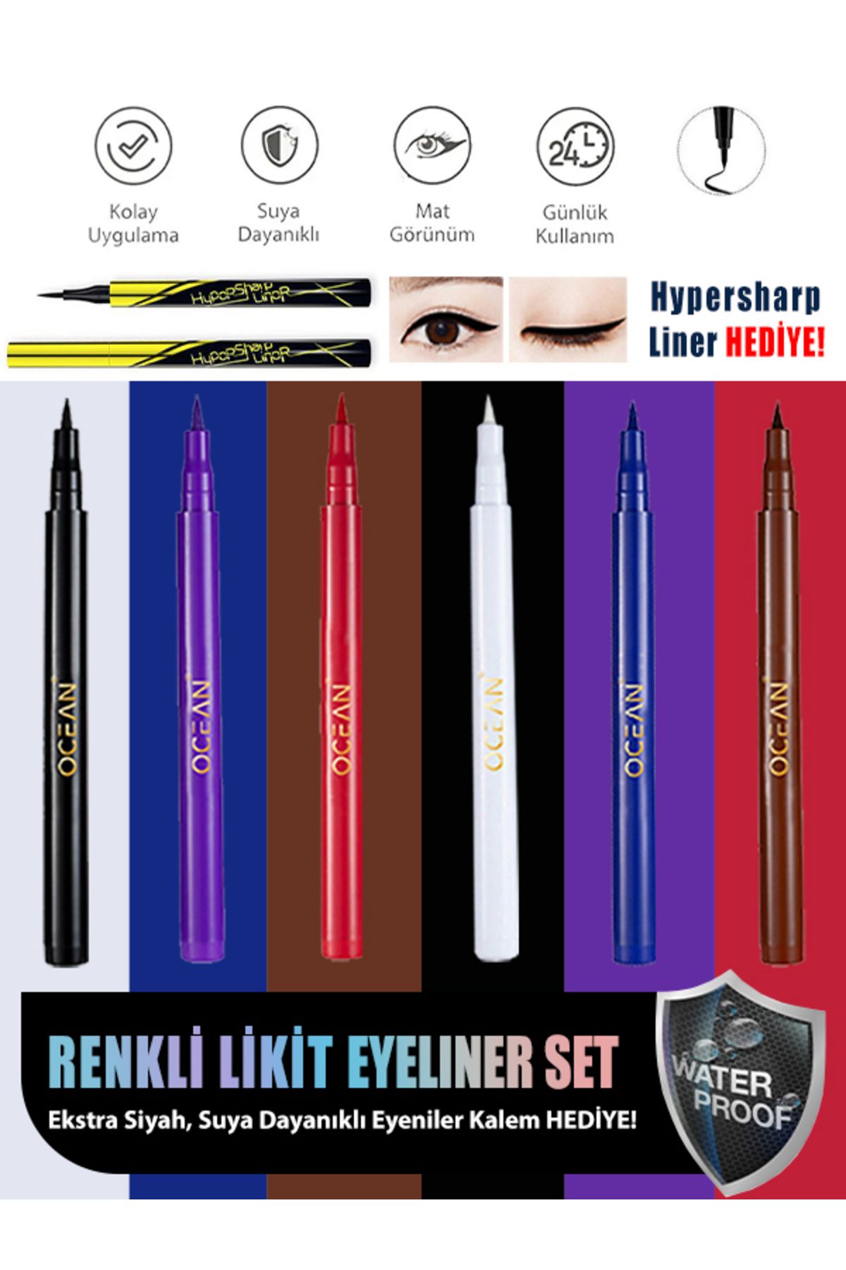 Ocean Eyeliner Multicolor Liquid