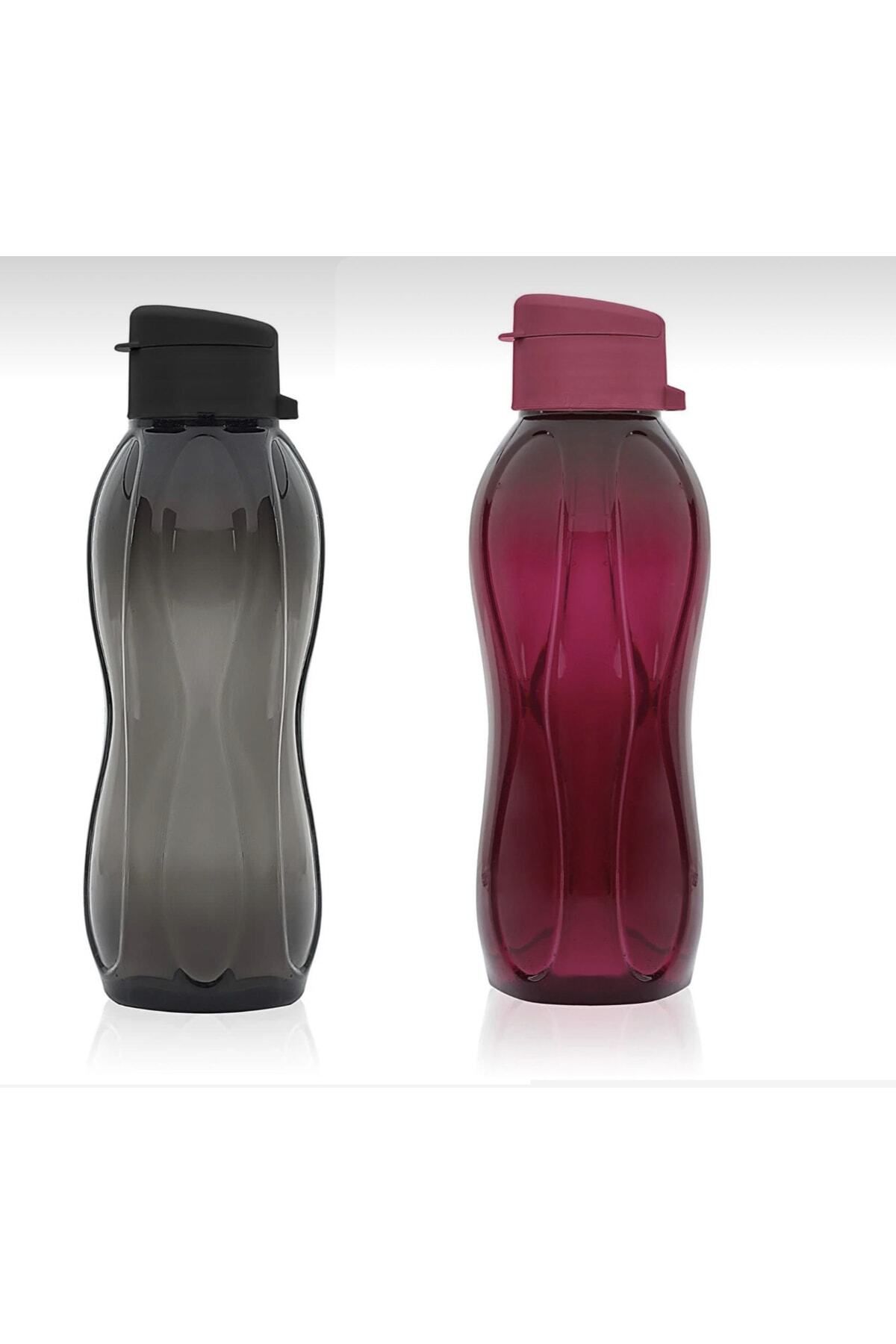 KÜÇÜK EW-Set of 2 Eco Bottle Water Bottle - Practical Lid Flask 2x 750 Ml 2