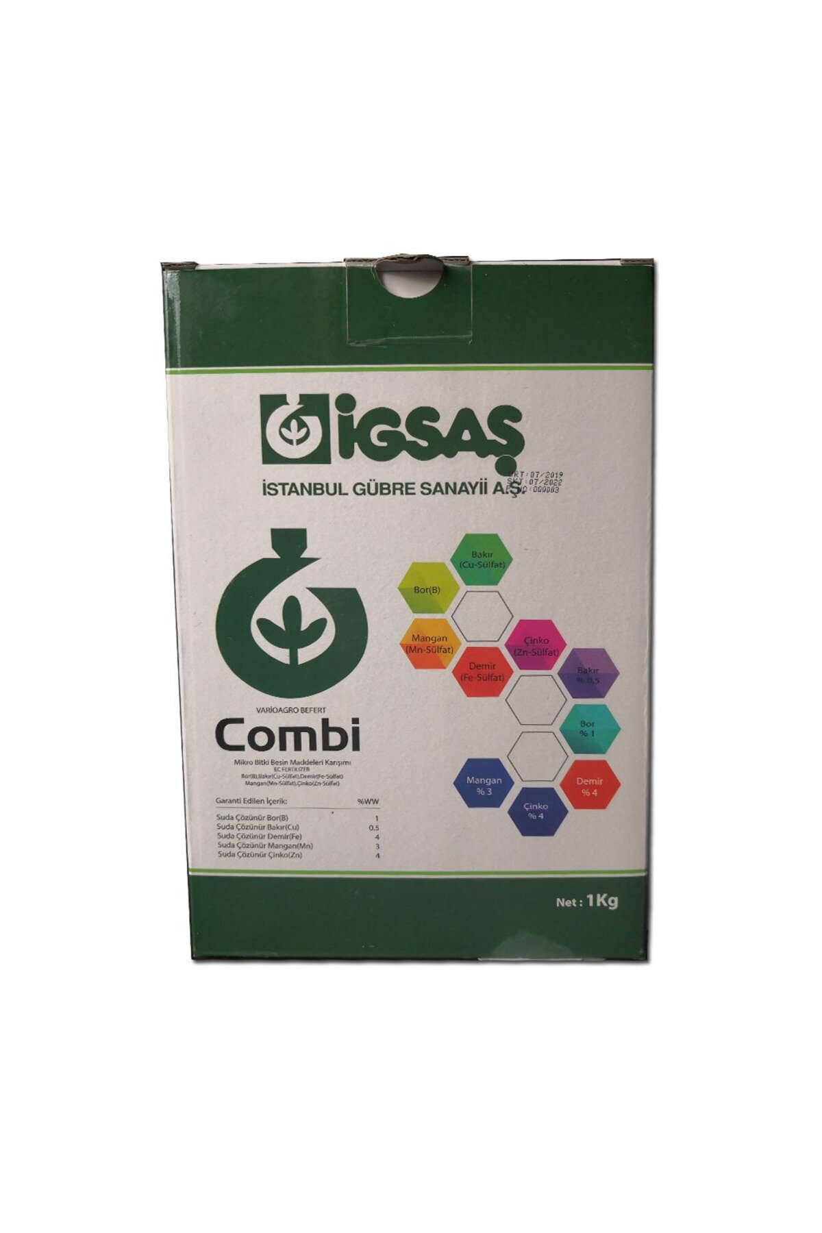 CRDB原料1g İGSAŞ Combi Mikro Besin Karışımı- Toz Gübre (1 KG) - Fiyatı, Yorumları