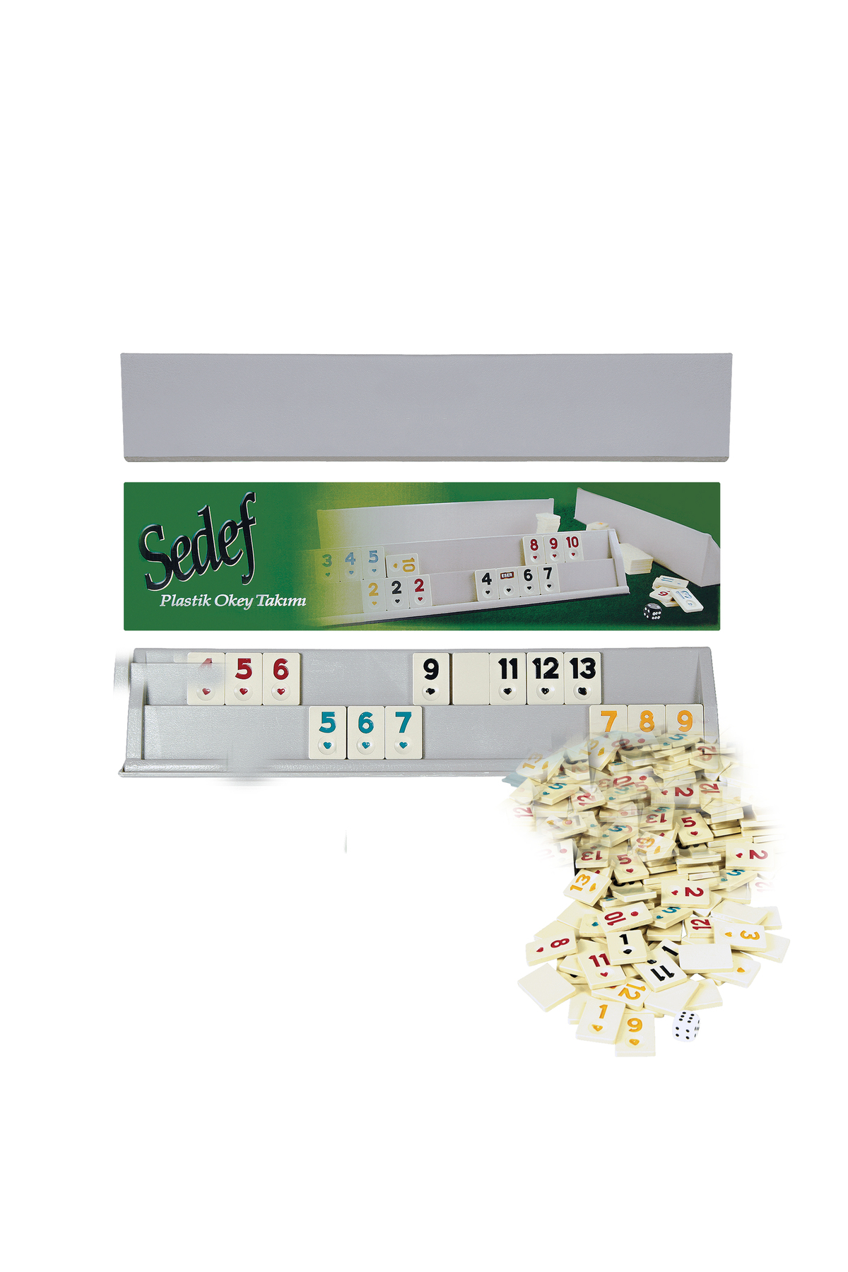 Sedef Okey Sedef Plastik Okey ( Melamin Taşlı )
