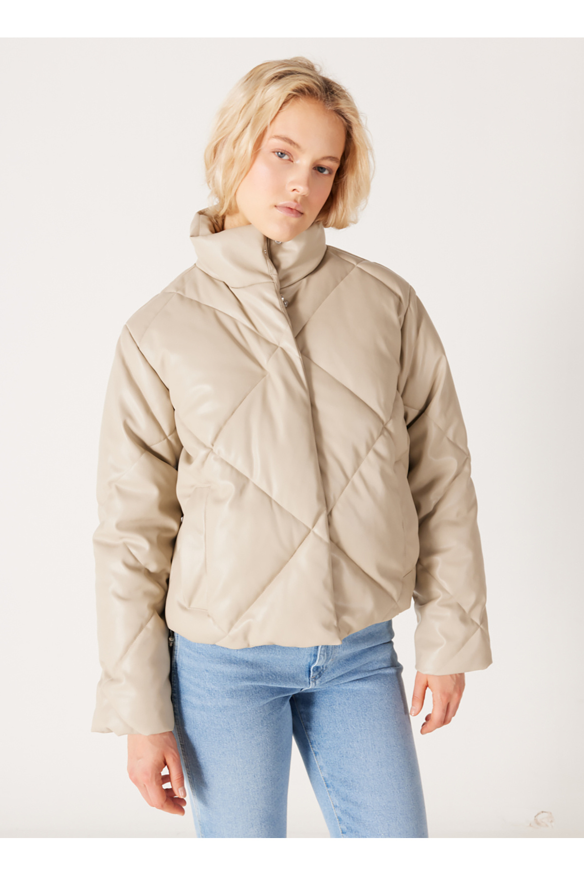 WRANGLER Bej Kadın Mont W232205614-Bej görsel 2