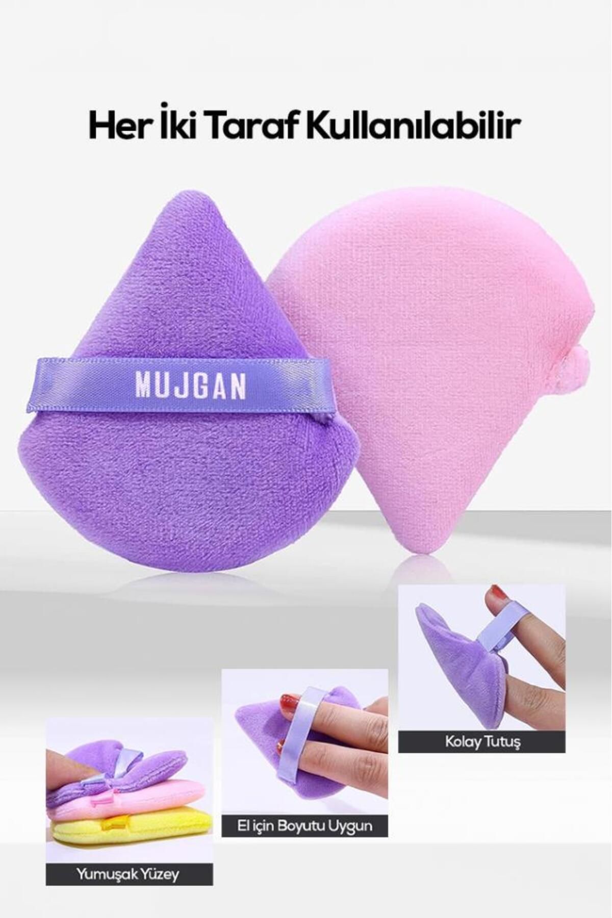 MUJGAN-Triangle Makeup Sponge Purple 4