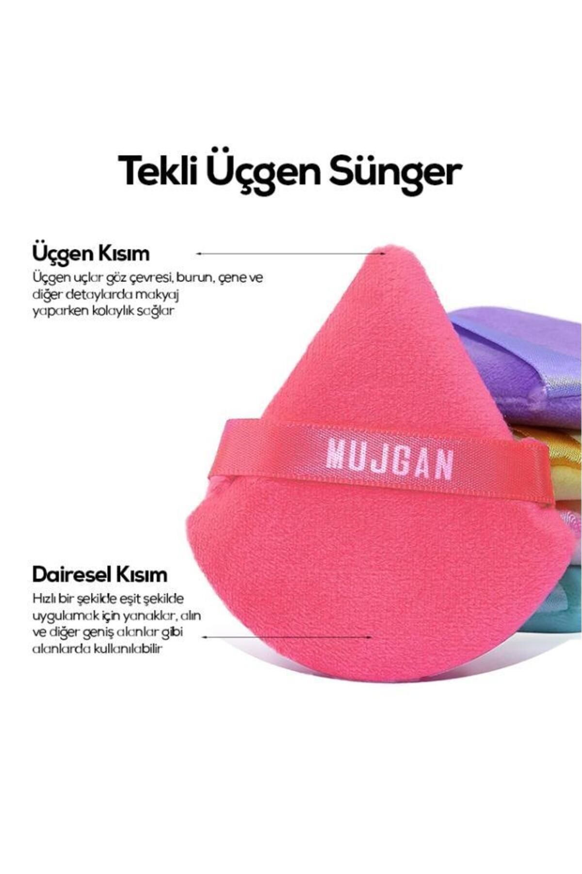 MUJGAN-Triangle Makeup Sponge Purple 2