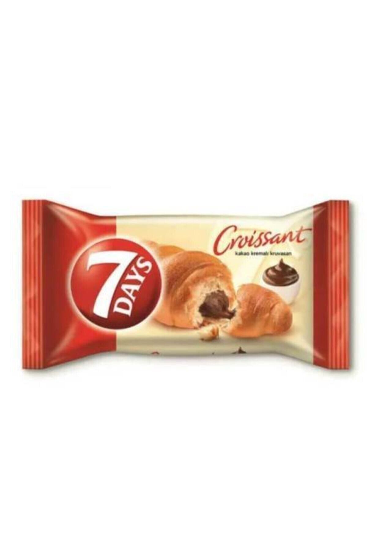 Sevenday-7 Days Croissant with Cocoa - Single 72 Gr (24 Pieces) 1