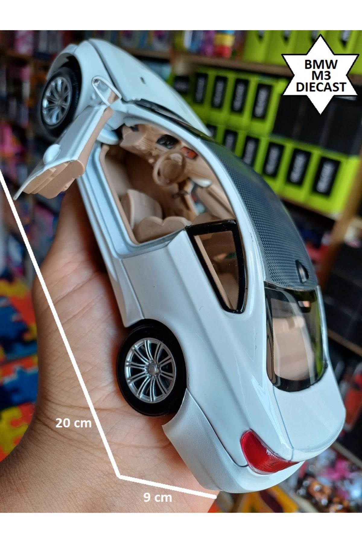 OYUNCAKSAH L Bmw M3 Coupe Diecast Model Metal Koleksiyon Araba
