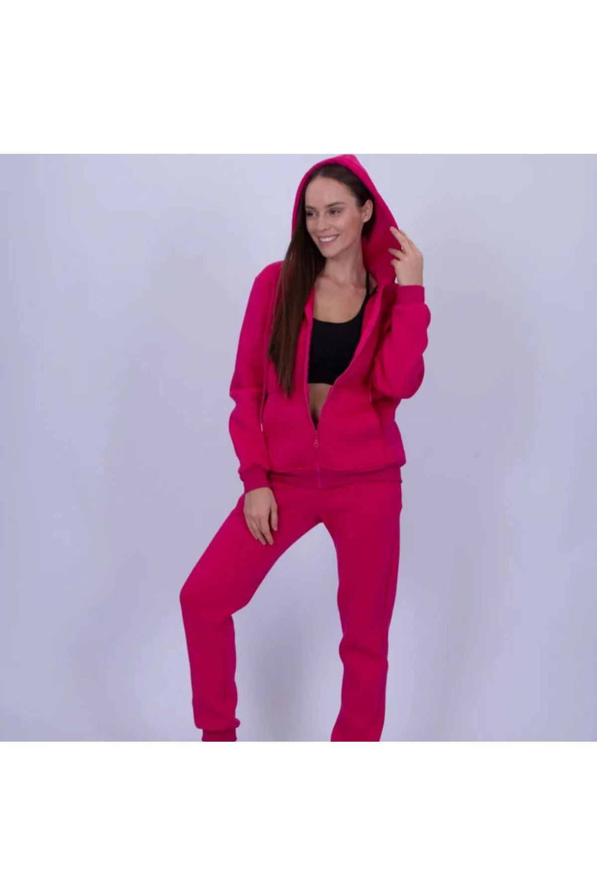 Hot pink cheap tracksuit set