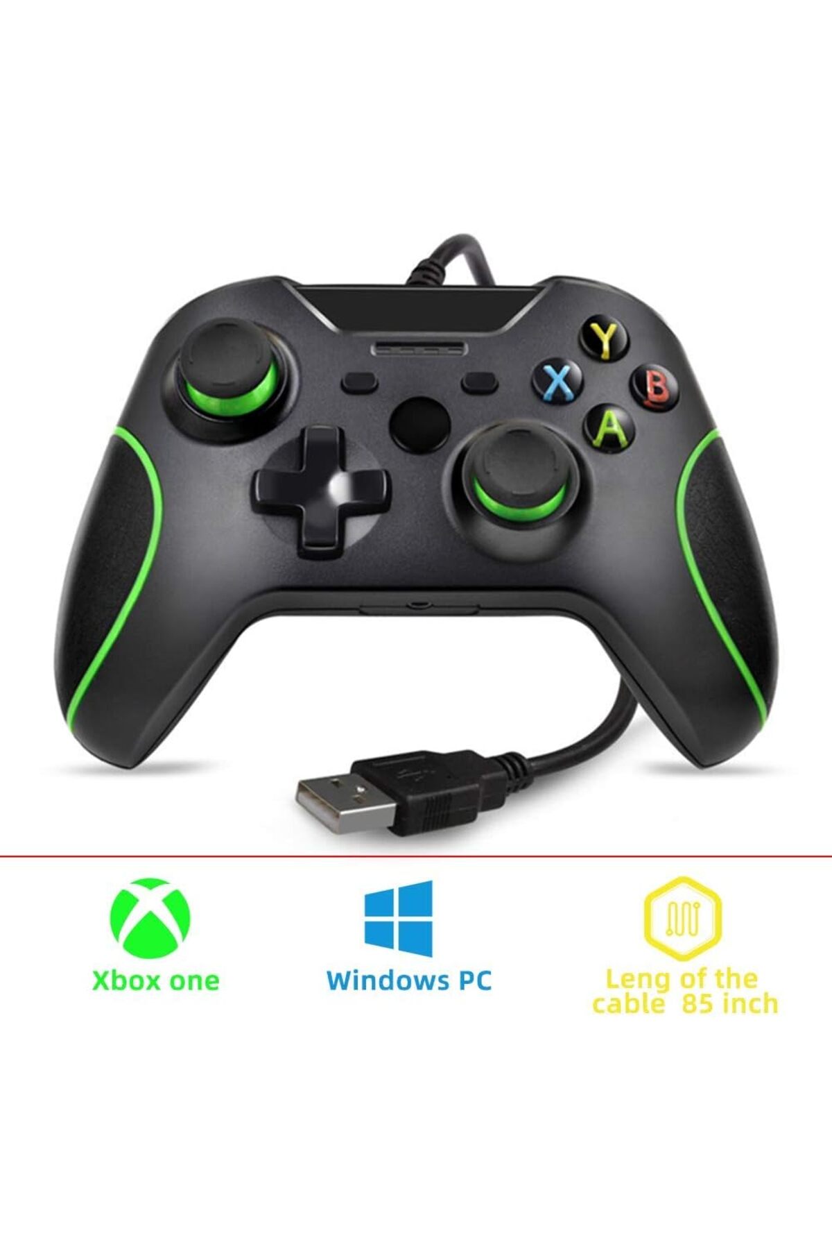 Xbox One-one X-one S-series X-series S Pc Uyumlu Kablolu Joystick Gamepad 6