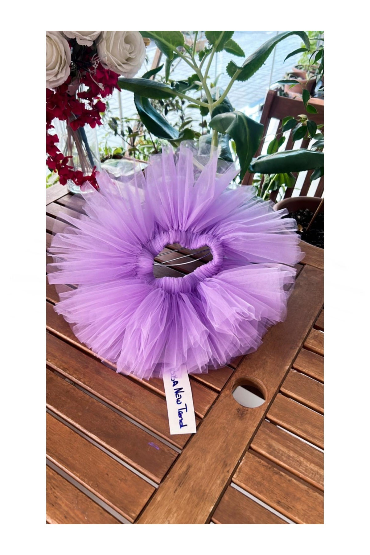 bba new trend DENİZ KIZI YAŞ TÜTÜ ETEK,1 YAŞ KIZ BEBEK BADİ,BİRİNCİ DOĞUM GÜNÜ TÜTÜ, SETİ HAYAL TÜLDEN LİLA fotoğrafı 4 (önizleme)