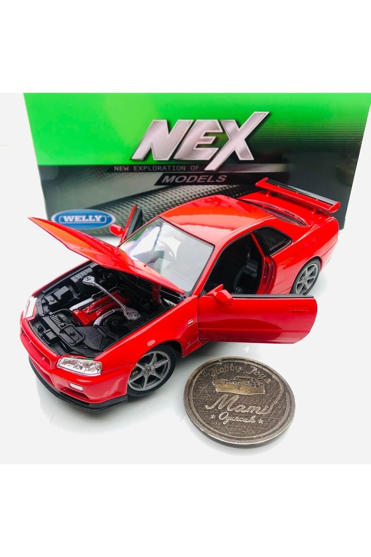 Ünsal store Nissan Skyline Gtr R34 Red 124 Ölçek Welly Marka Fiyatı