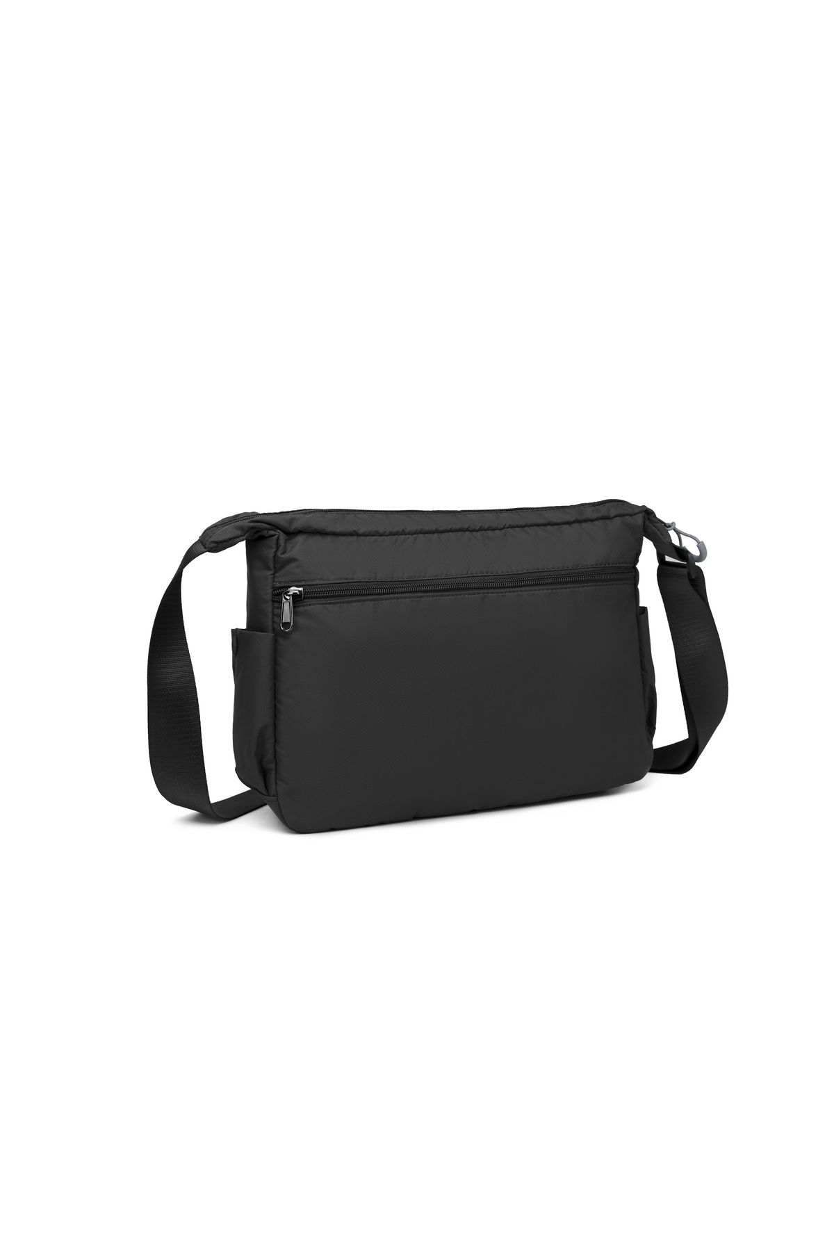 Smart Bags Ekstra Hafif Kumaş Kadın Postacı Çantası - Siyah