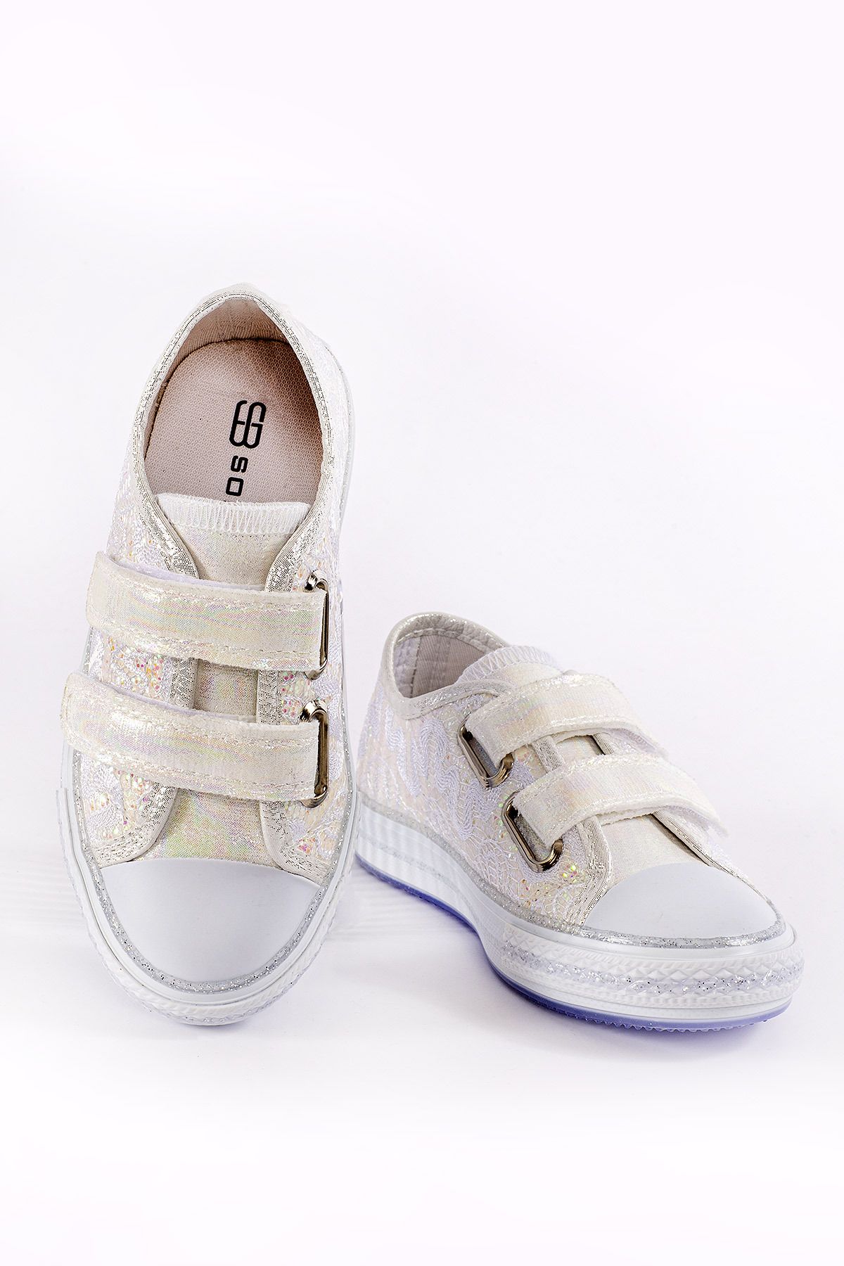 Solo Bag Daily Unisex Girls Boys Velcro Sports Shoes Sneakers
