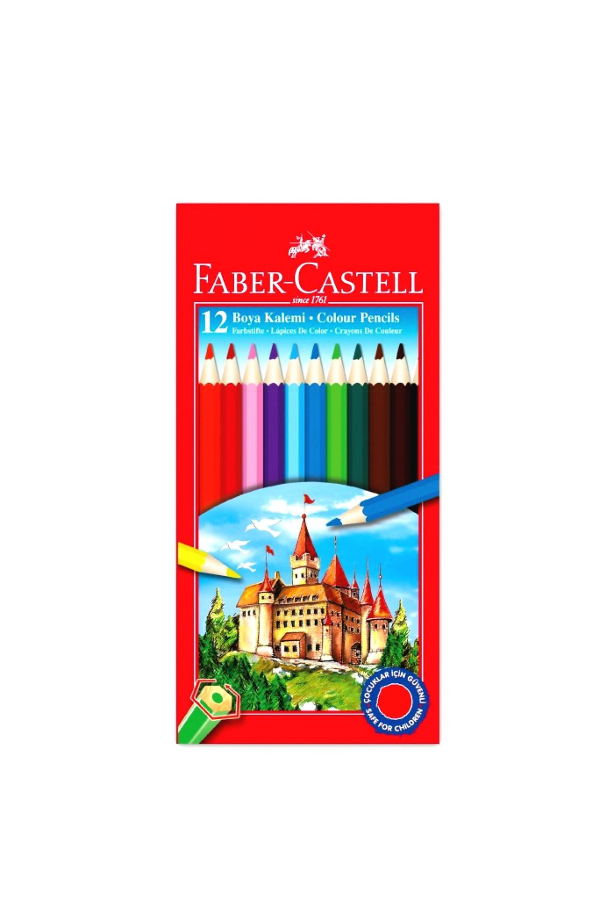 Faber Castell رنگ خشک 12 سایز کامل TYCV06V5JN169515001445316