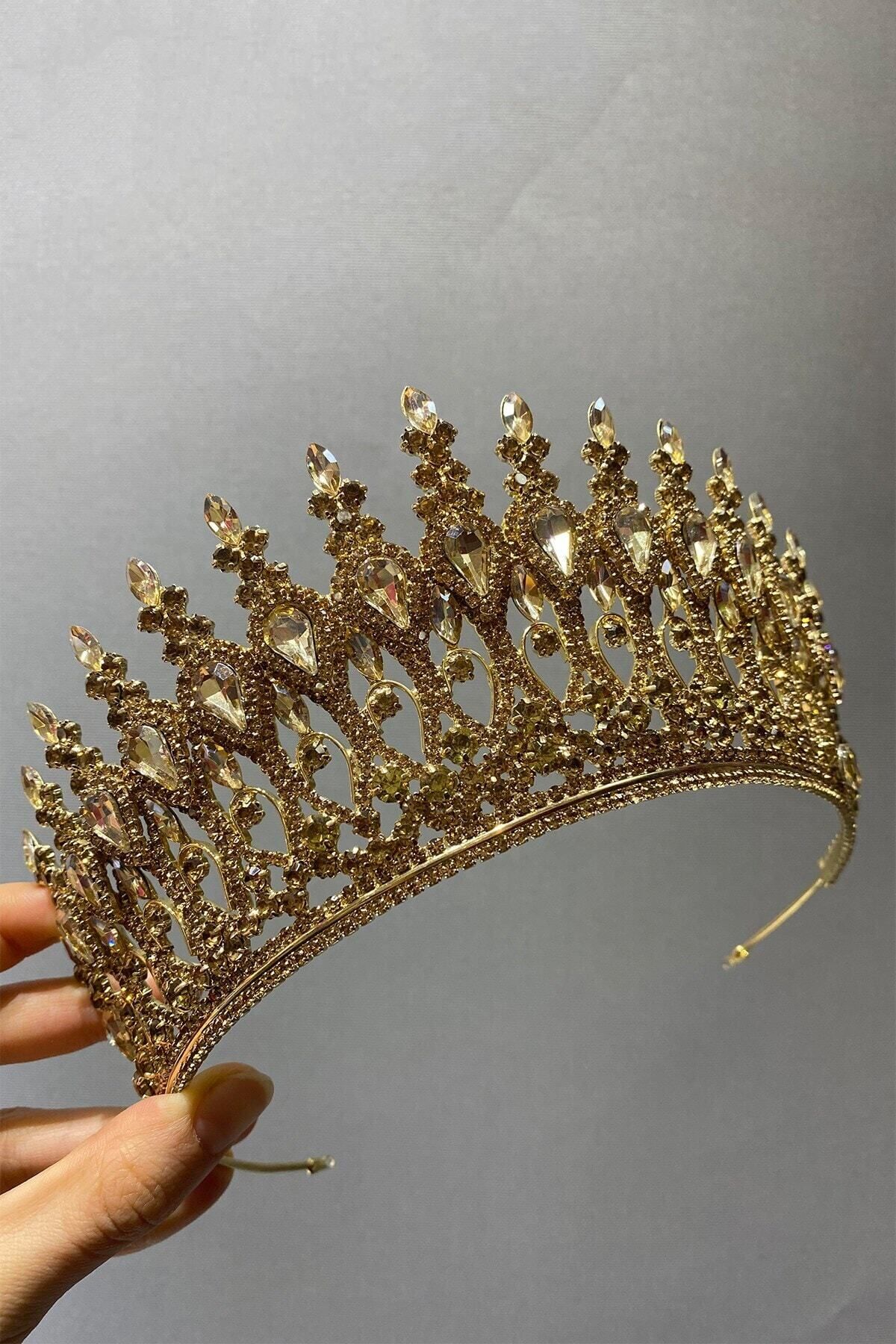 Hobigram-Anthracite Smoked Henna Model Bridal Henna Crown – Crown – Crown 5