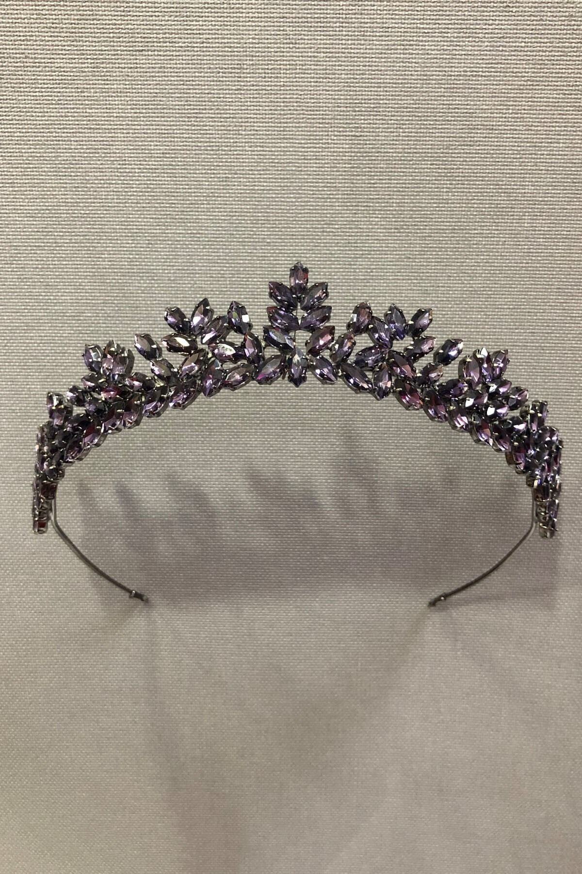 Hobigram Düğün Malzemesi Hayal Mürdüm Gelin Ve Kına Tacı – Düğün & Kına & Nikah, Şık Tasarım, Kadın Aksesuar