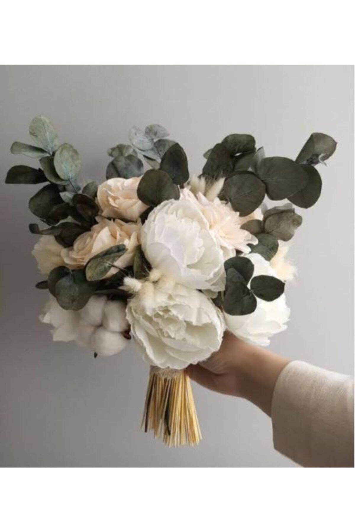 Hobigram Düğün Malzemesi Gelin Eli Çiçeği , Gelin Buketi – Düğün & Kına & Nikah, Şık Tasarım, Kadın Aksesuar