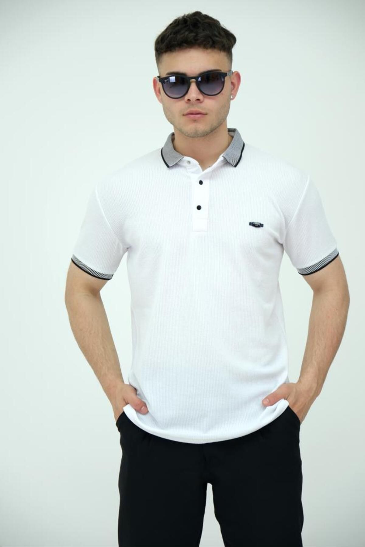 EST FASH ON Plus Size T Shirt White Slim fit Trendyol