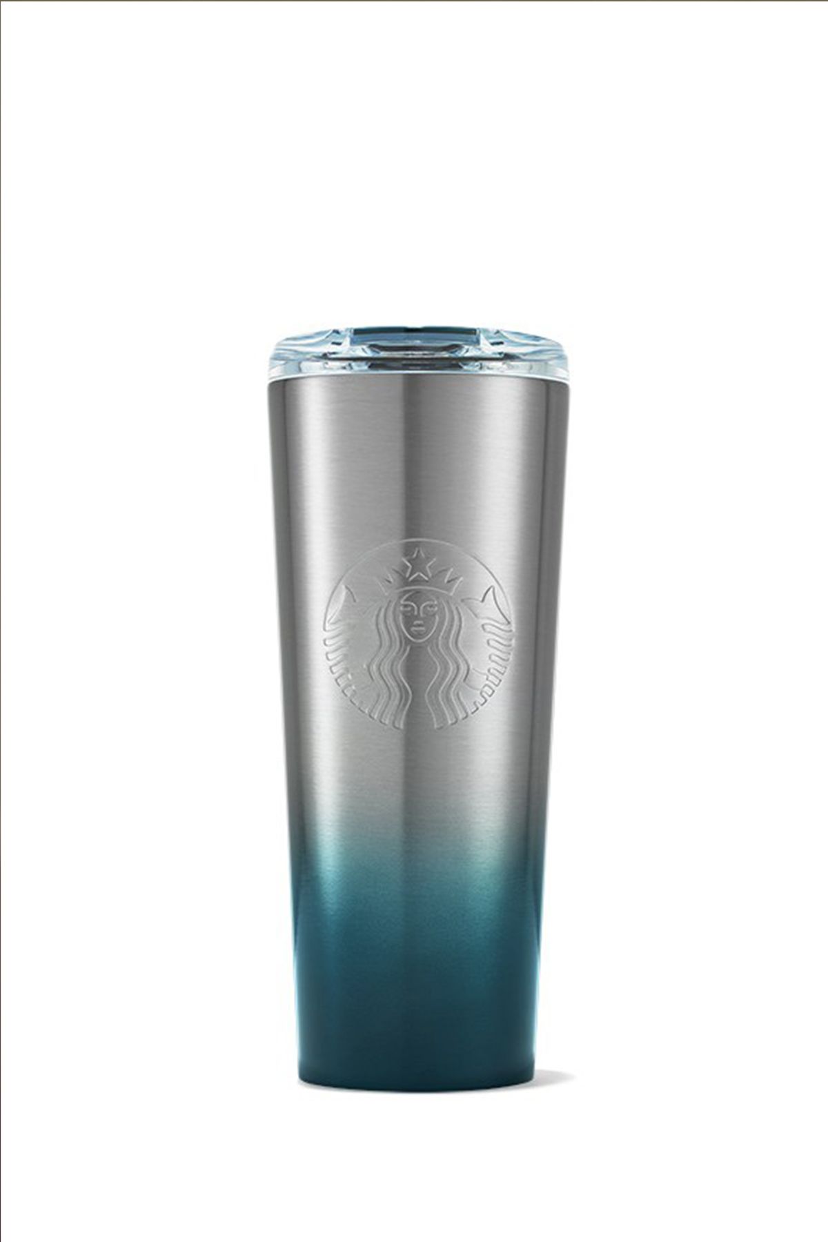 Starbucks SS Silver & Green Thermos 