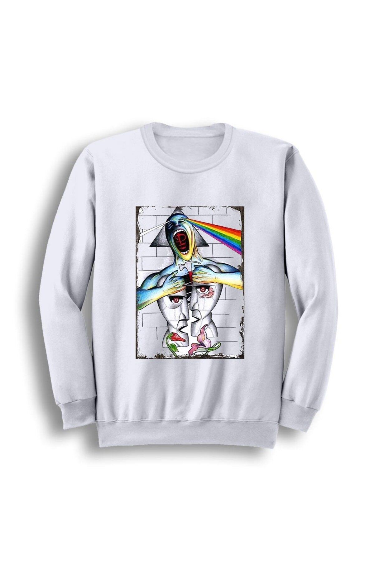 fame-stoned Hanorac Imprimat Pink Floyd Unisex - M