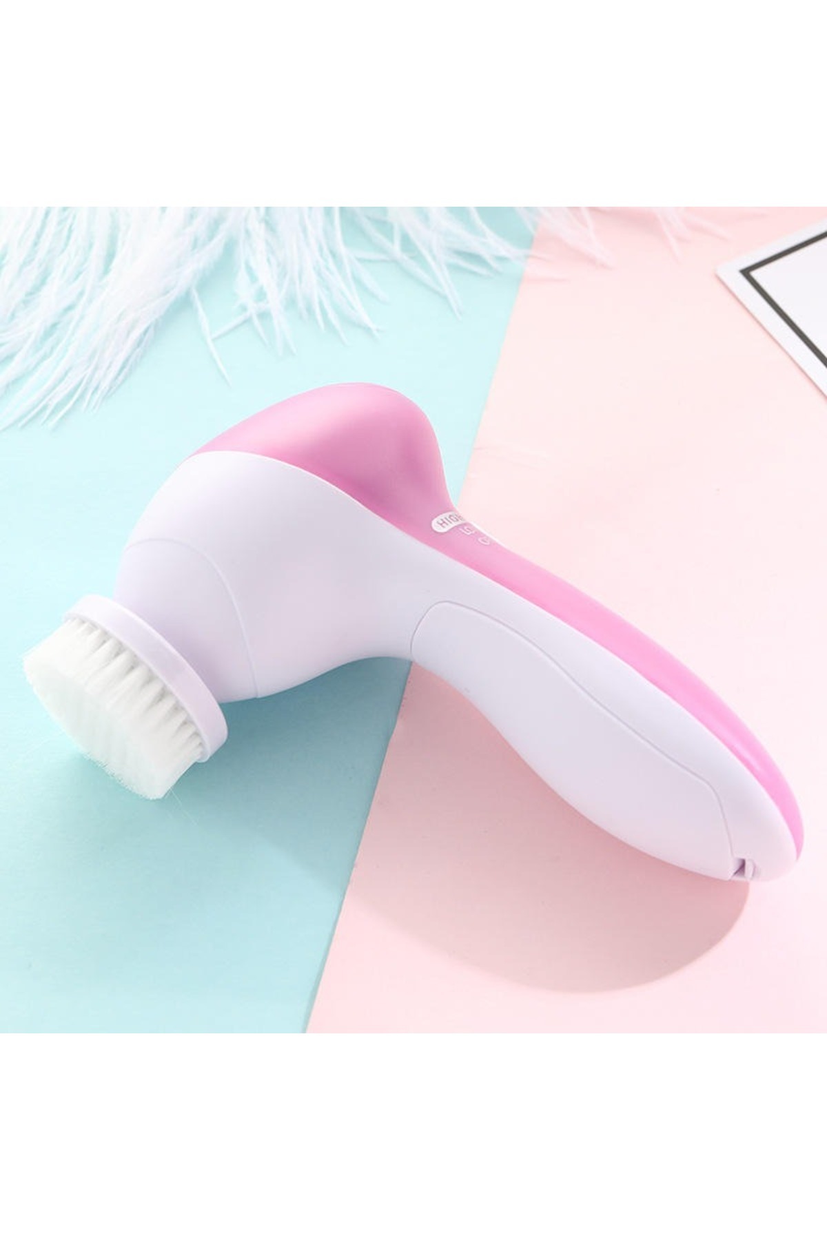 gaman 5 Başlıklı Pilli Yüz Temizleme ve Makyaj Silme Seti Yüz Masaj Aleti Yüz Bakım Seti