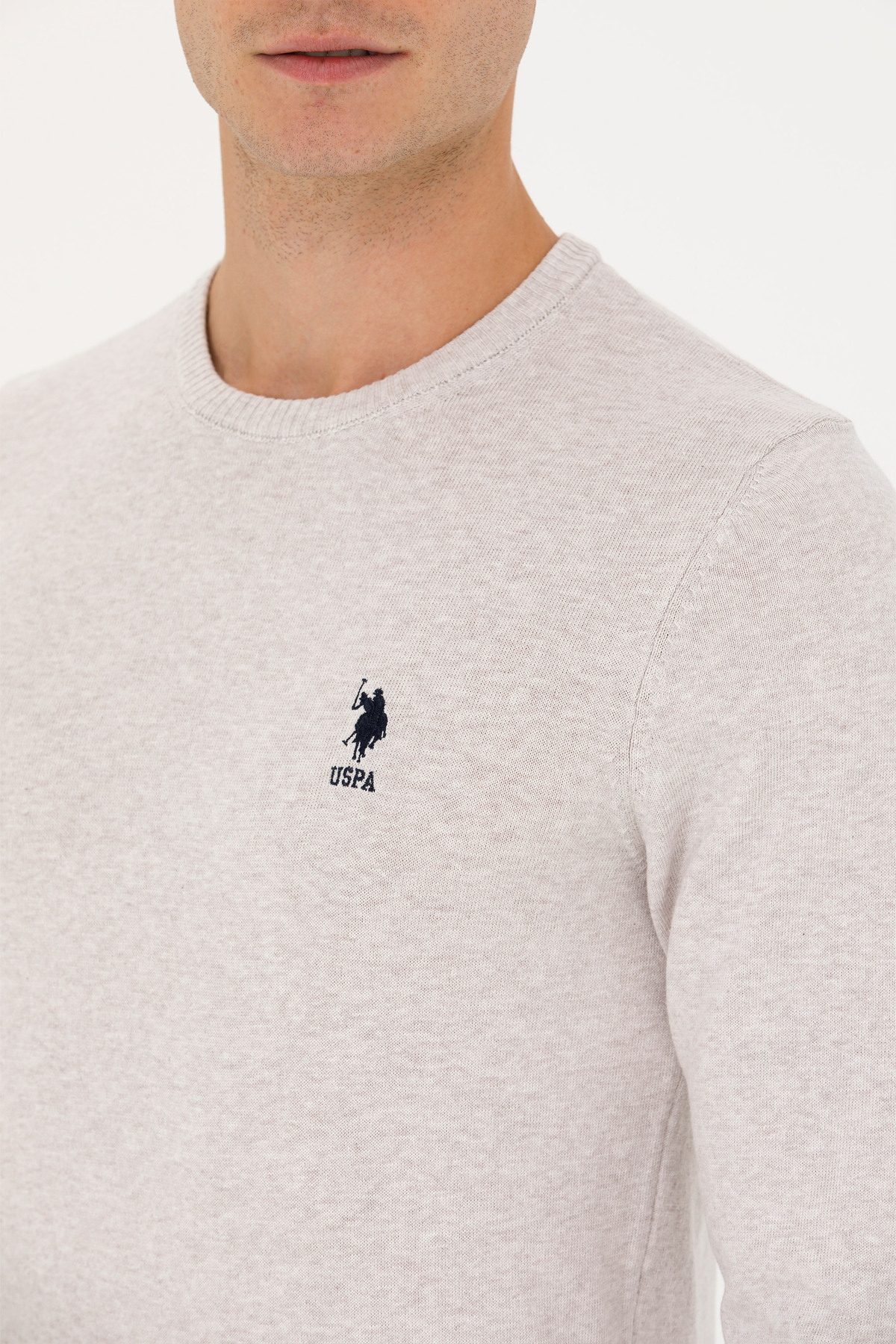 بافت و پلیور مردانه مشکی یو اس پولوU.S. Polo Assn. | G081GL0TK.000.1629648 اورجینال - تصویر 7