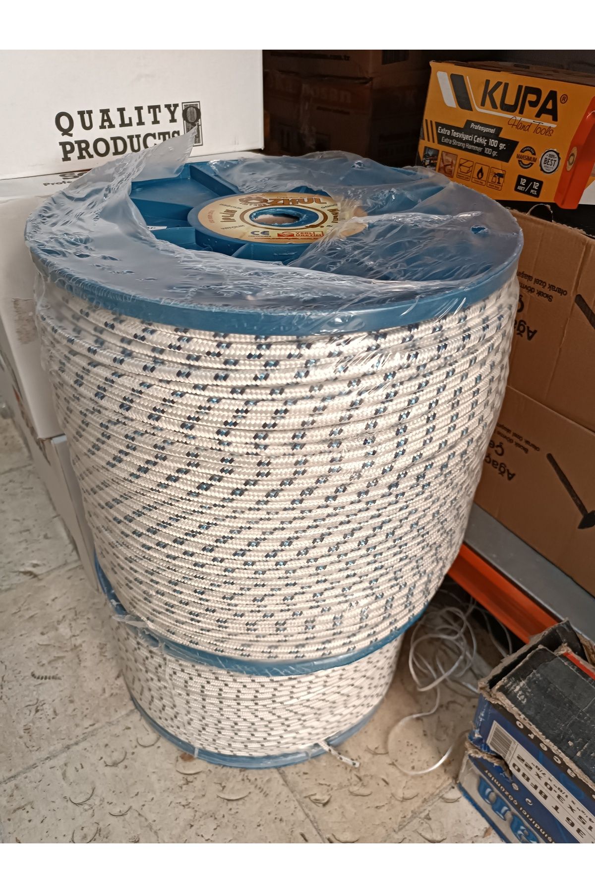 Özkul İskoto halat 8 mm rulo 422,31 metre kg 20.110 gr