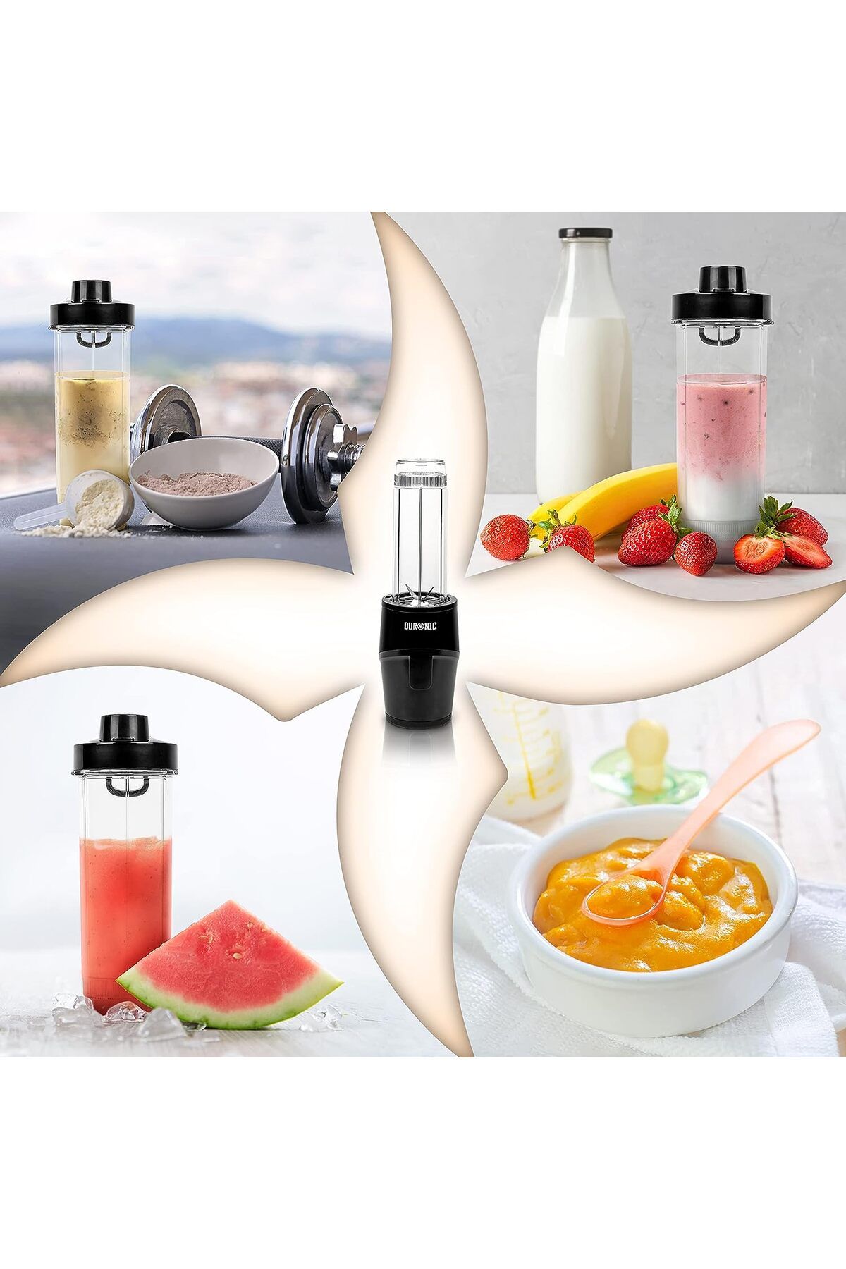 Duronic-Bl510 Mini Blender - Mixer with 570 Ml Beverage Bottle 6