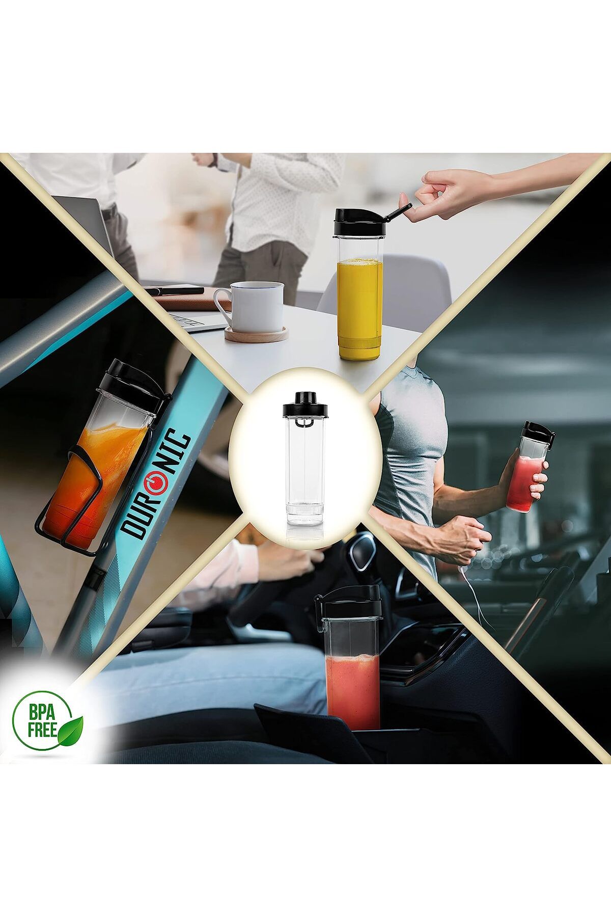 Duronic-Bl510 Mini Blender - Mixer with 570 Ml Beverage Bottle 3