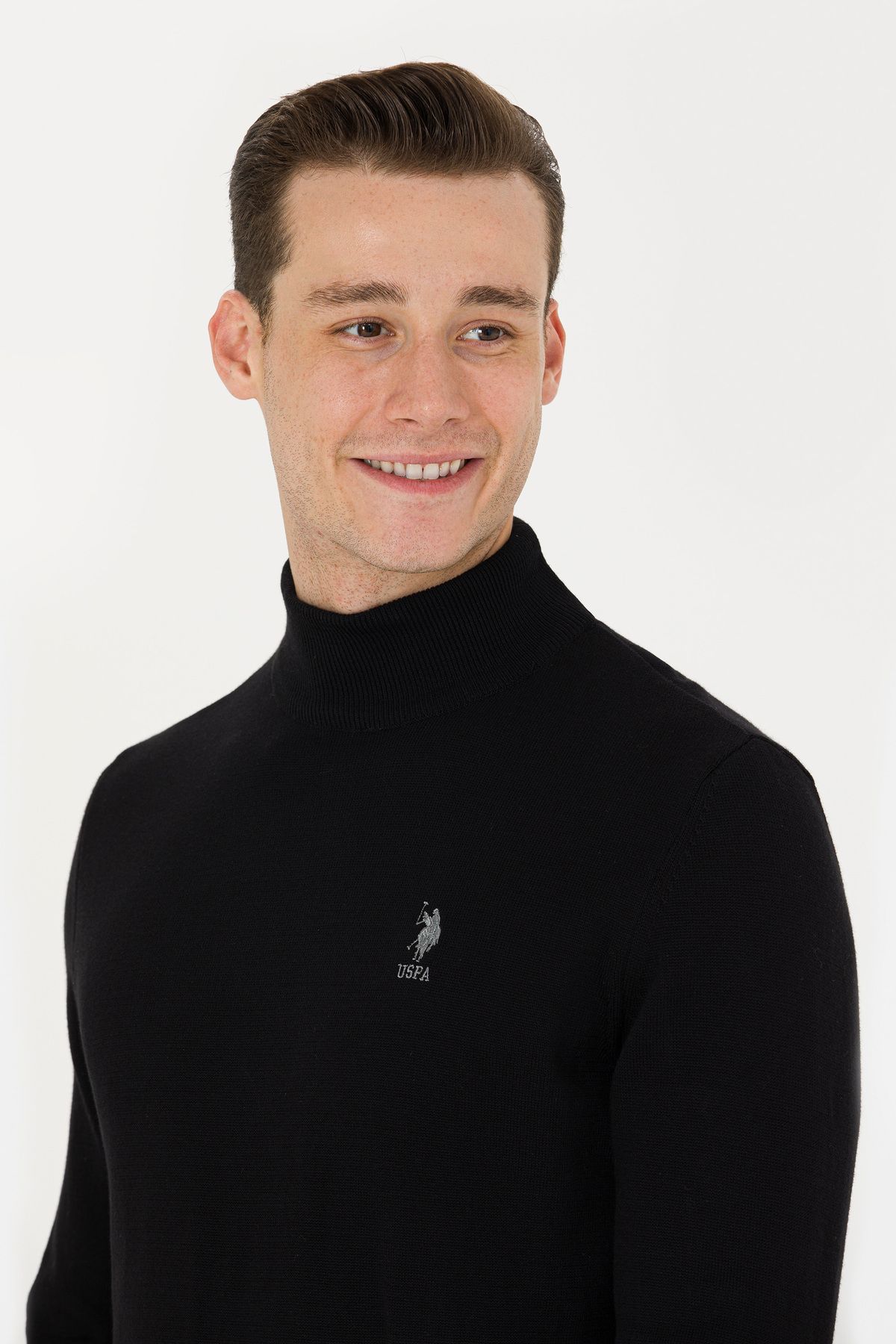 U.S. Polo Assn. BASE. POLO MEN S SPORTS SLIMFIT HALF FISHERMAN