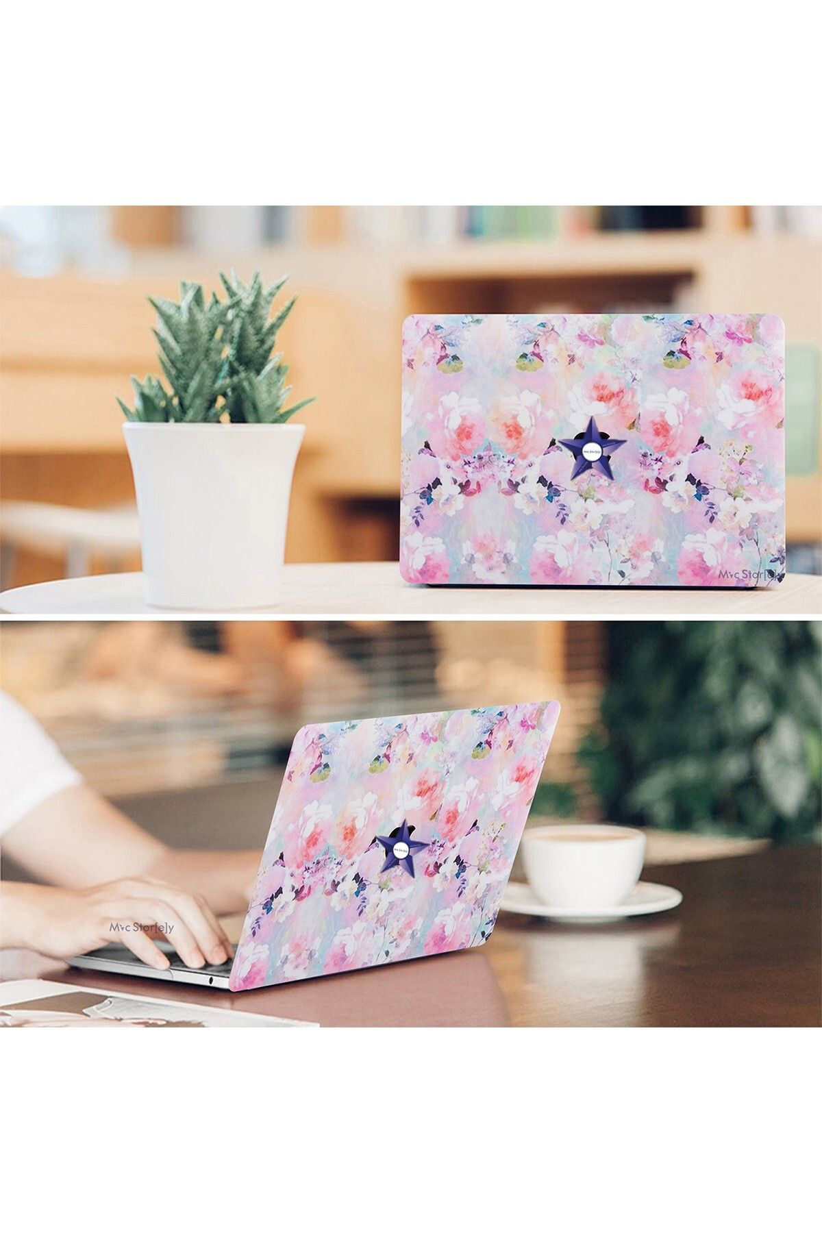 Mcstorey-Macbook Pro Case 13 Inch Flower03 (OLD MODEL WITH HDMI 2012-2015) Compatible With A1425 A1502 3