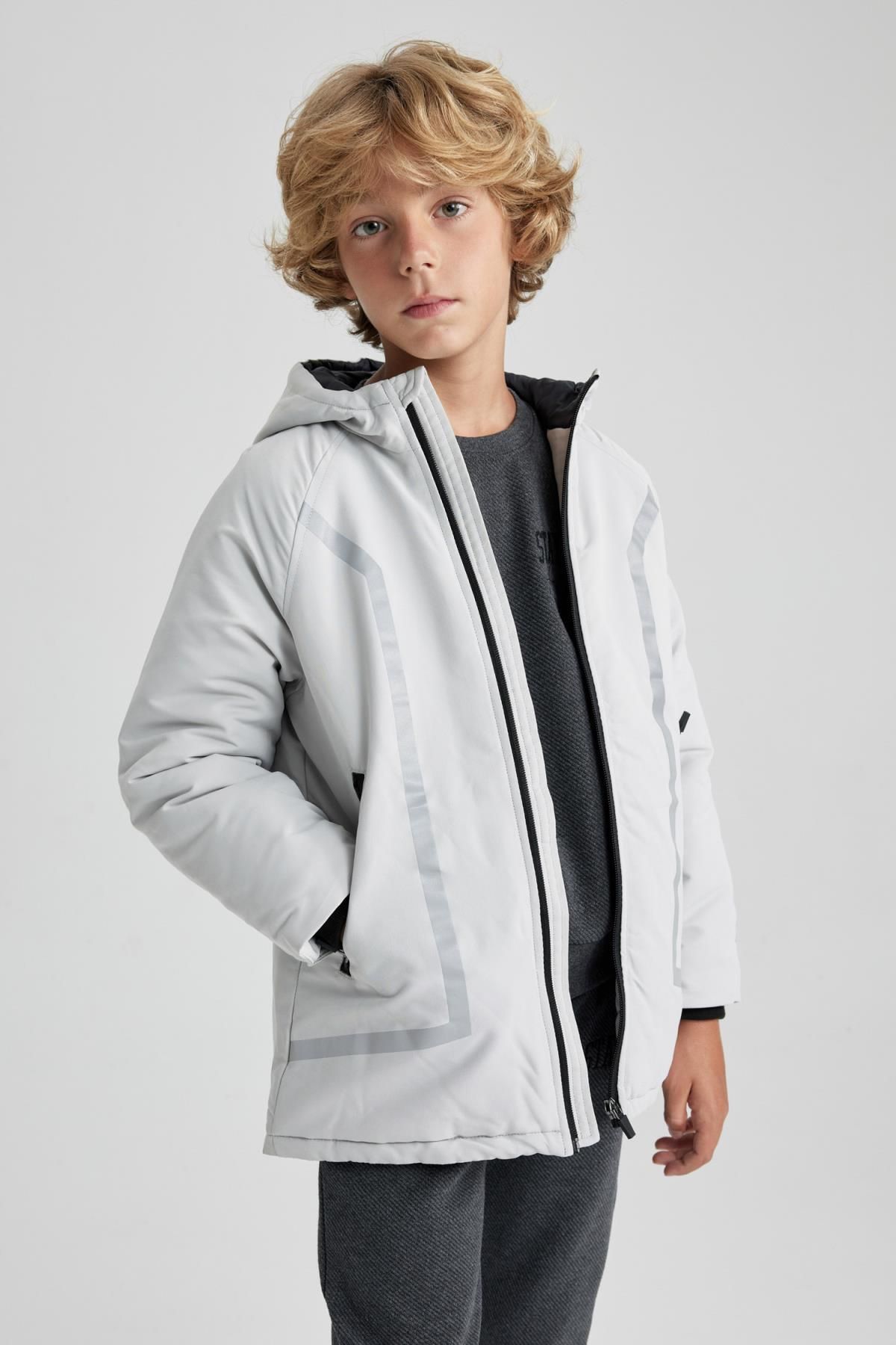 Boys reflective coat on sale