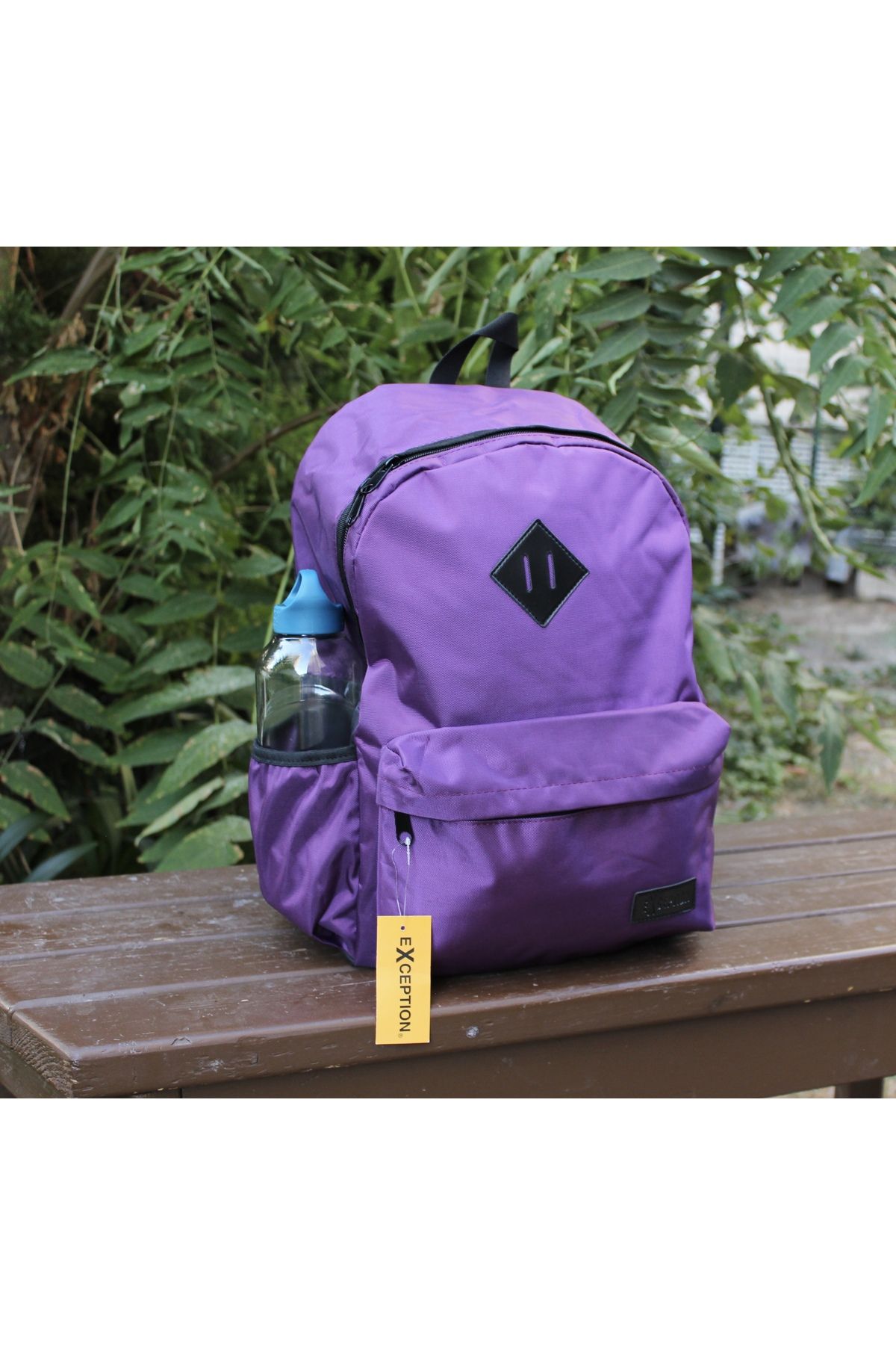 Exception Backpack Purple Plain Trendyol