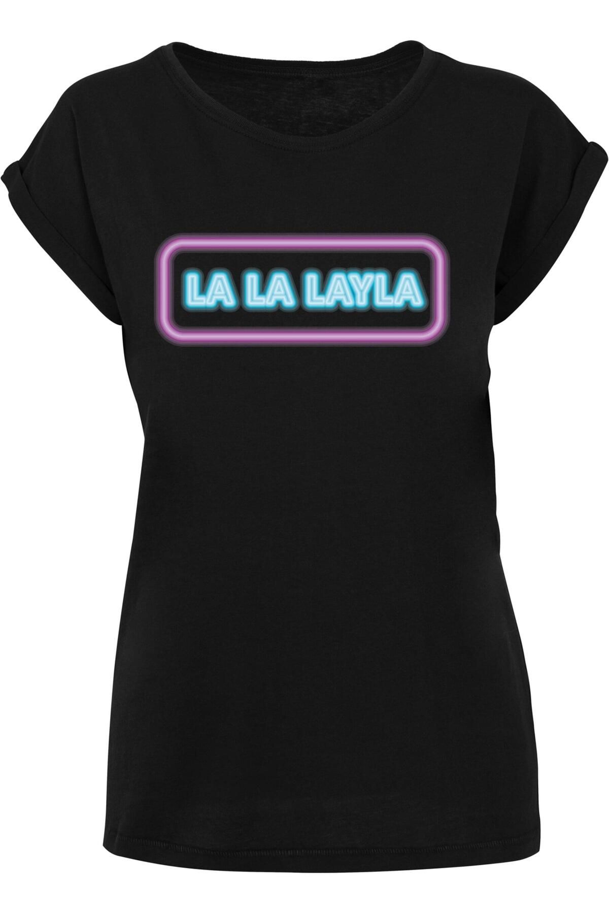 Merchcode Damen T-Shirt - Trendyol LA LAYLA LA Ladies