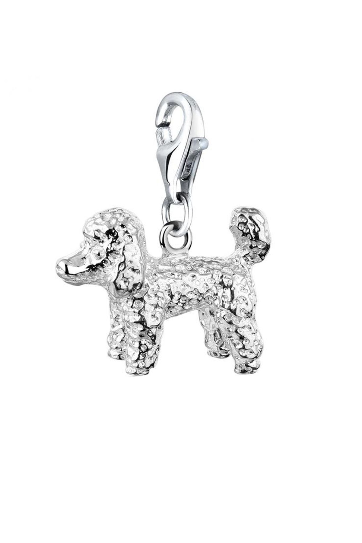 Nenalina-Charm Pudel Hund Anhänger 925 Ayar Gümüş 2