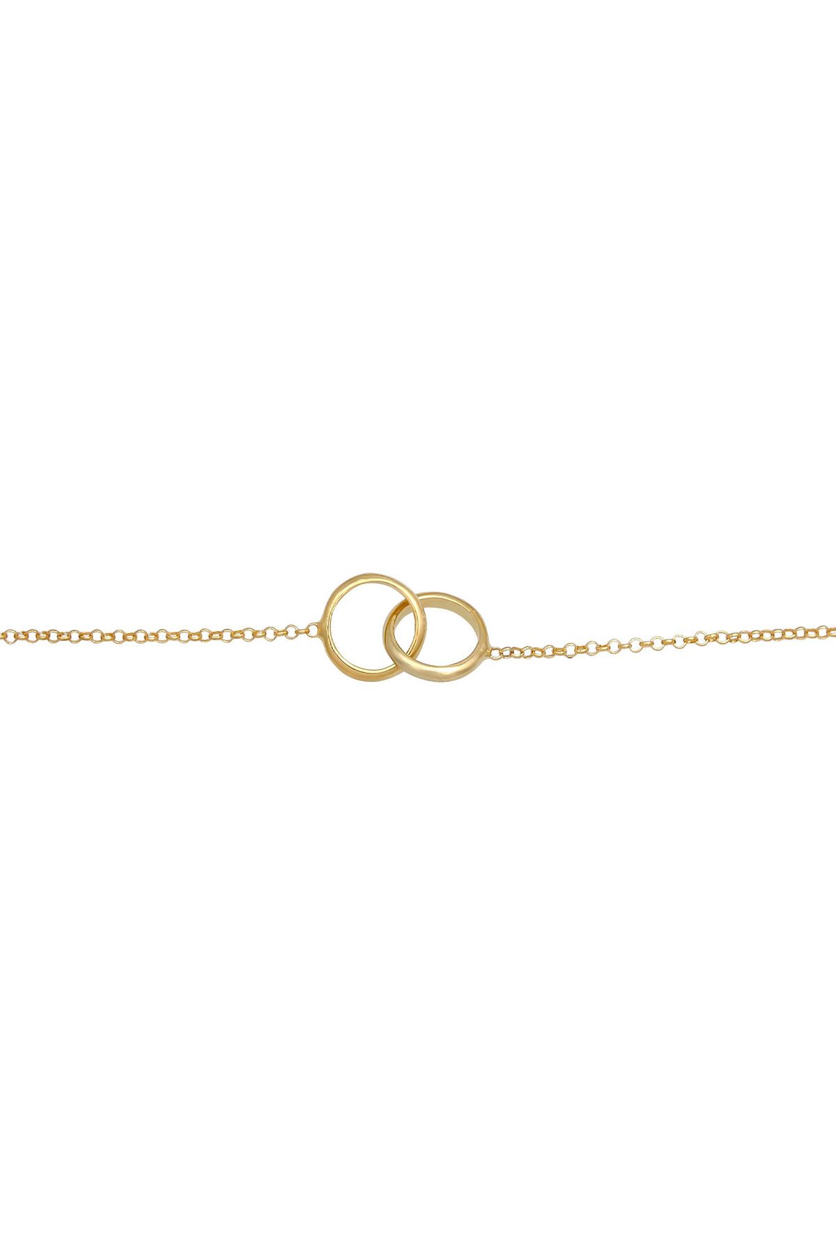 ELLI-Halskette Choker Ringe Kreis Minimal Trend 925 Silber 2