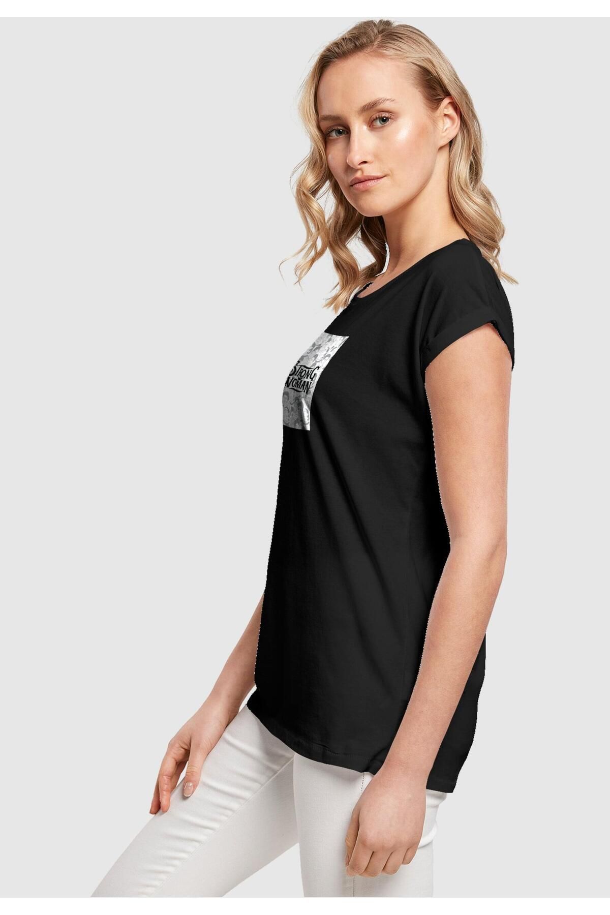 Merchcode Damen Ladies Frida Kahlo Trendyol – women Shoulder 1 Extended Strong - Tee