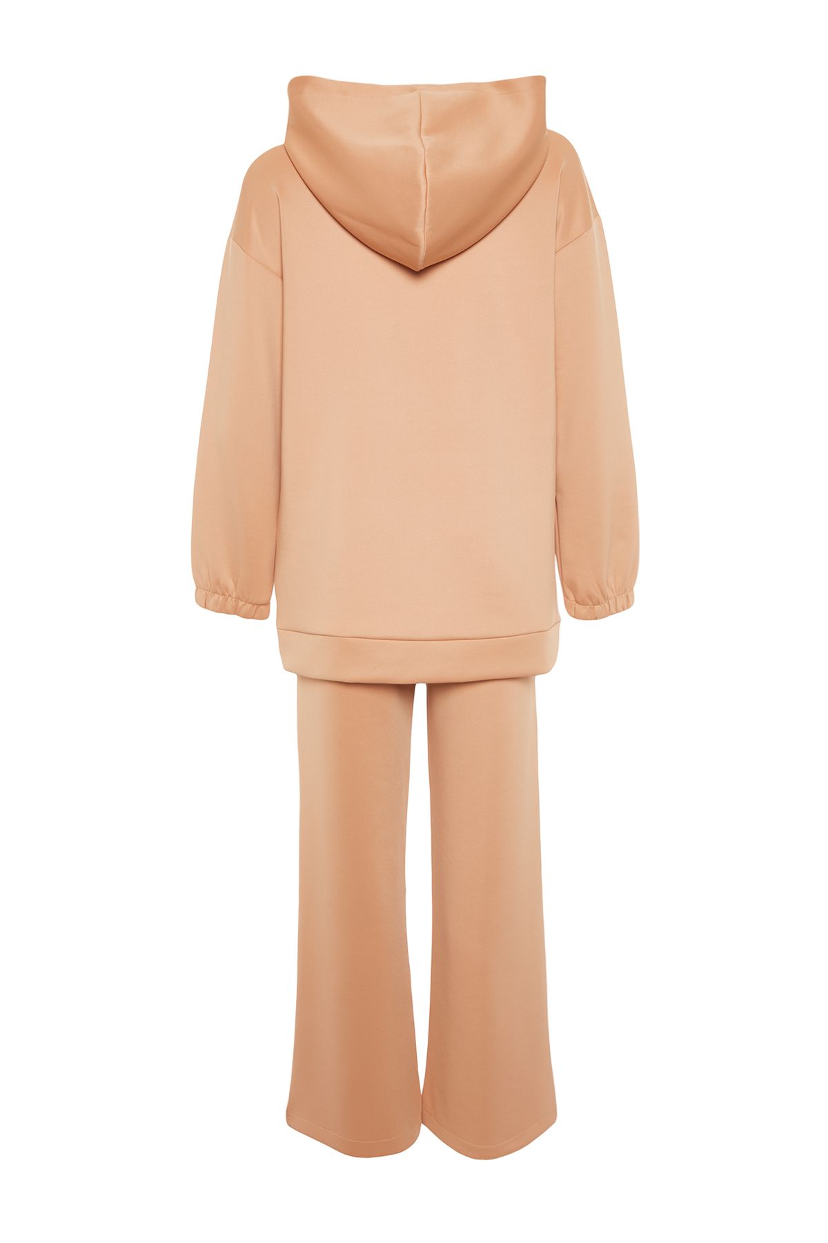 Trendyol Modest-طقم بدلة رياضية محبوكة بياقة الجمل وغطاء للرأس للغواص/الغوص TCTAW24EN00011 7