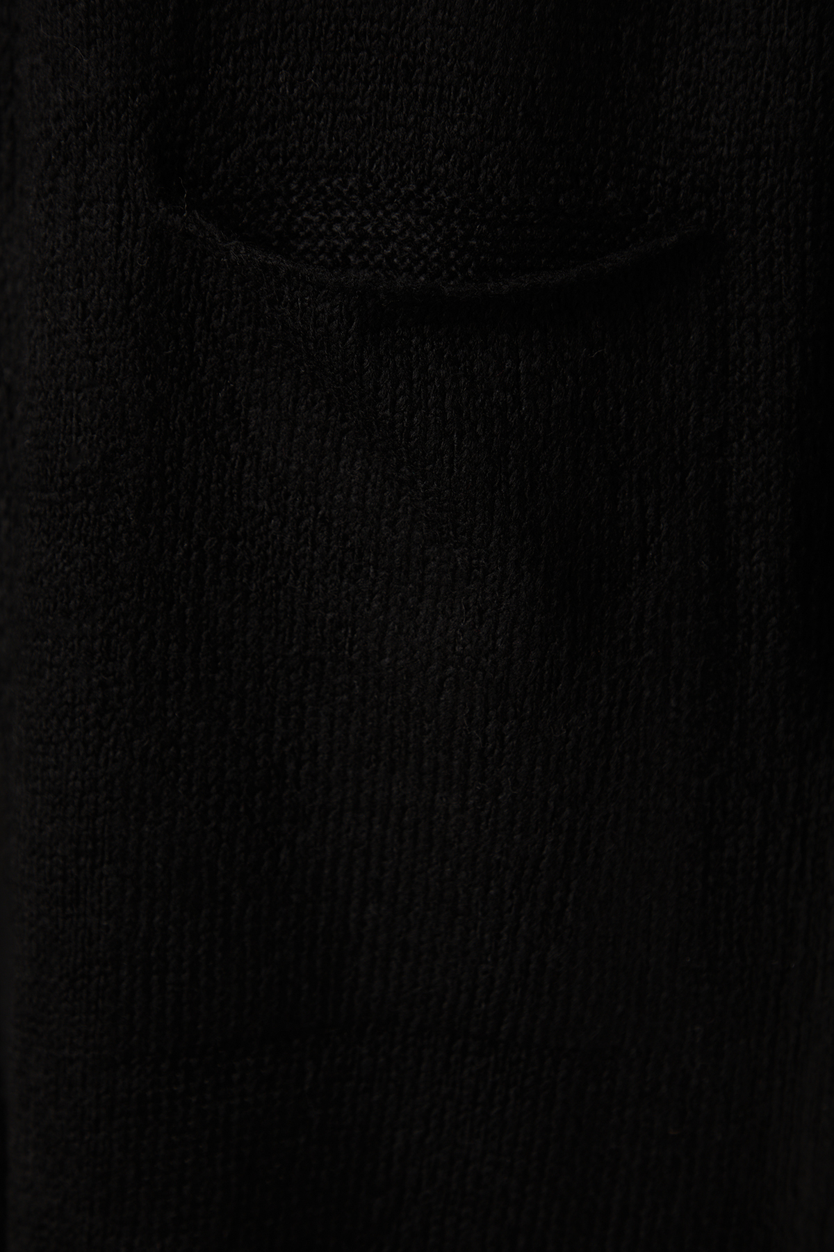 Trendyolmilla  Siyah Yumuşak Dokulu Cep Detaylı Triko Hırka TWOAW24HI00381 - Görsel 7