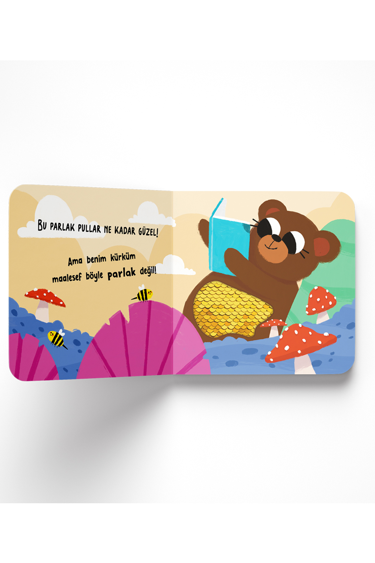 Neobebek Pofuduk Hayvanlar Seti (4 ADET FLAPLI BEBEK DOKUN HİSSET KİTAP) fotoğrafı 5 (önizleme)