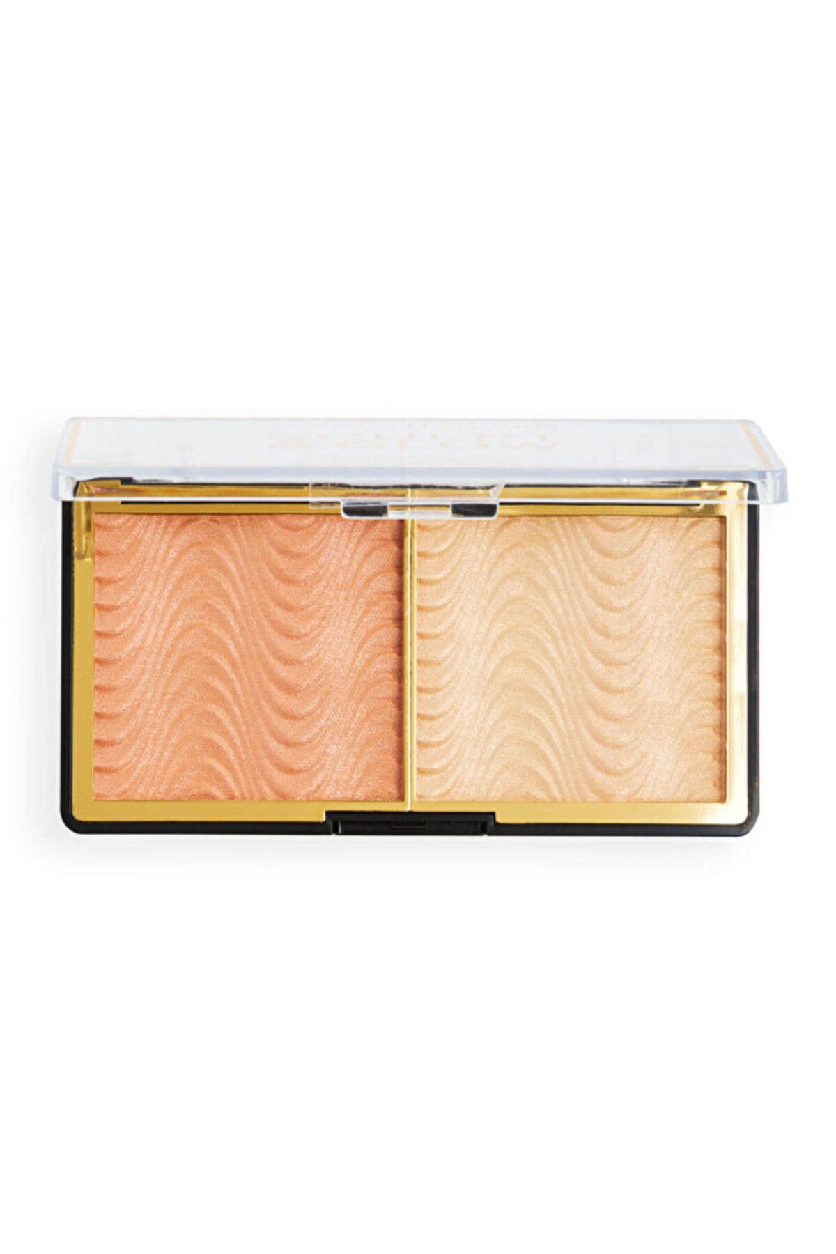 هایلایتر HIGHLIGHT SCULPT & GLOW PALETTE LIGHT MEDIUM 8 گرم Revolution Pro