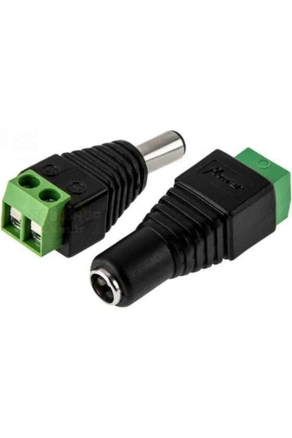 Barrel Jack Female + Male Connector with Terminal Double