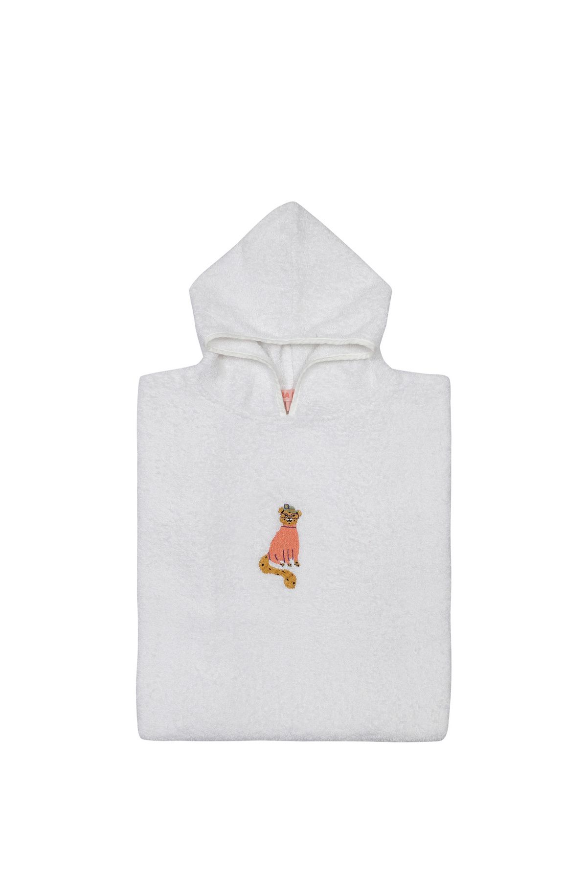 Yazar Leopar Unisex Çocuk Panço Havlu