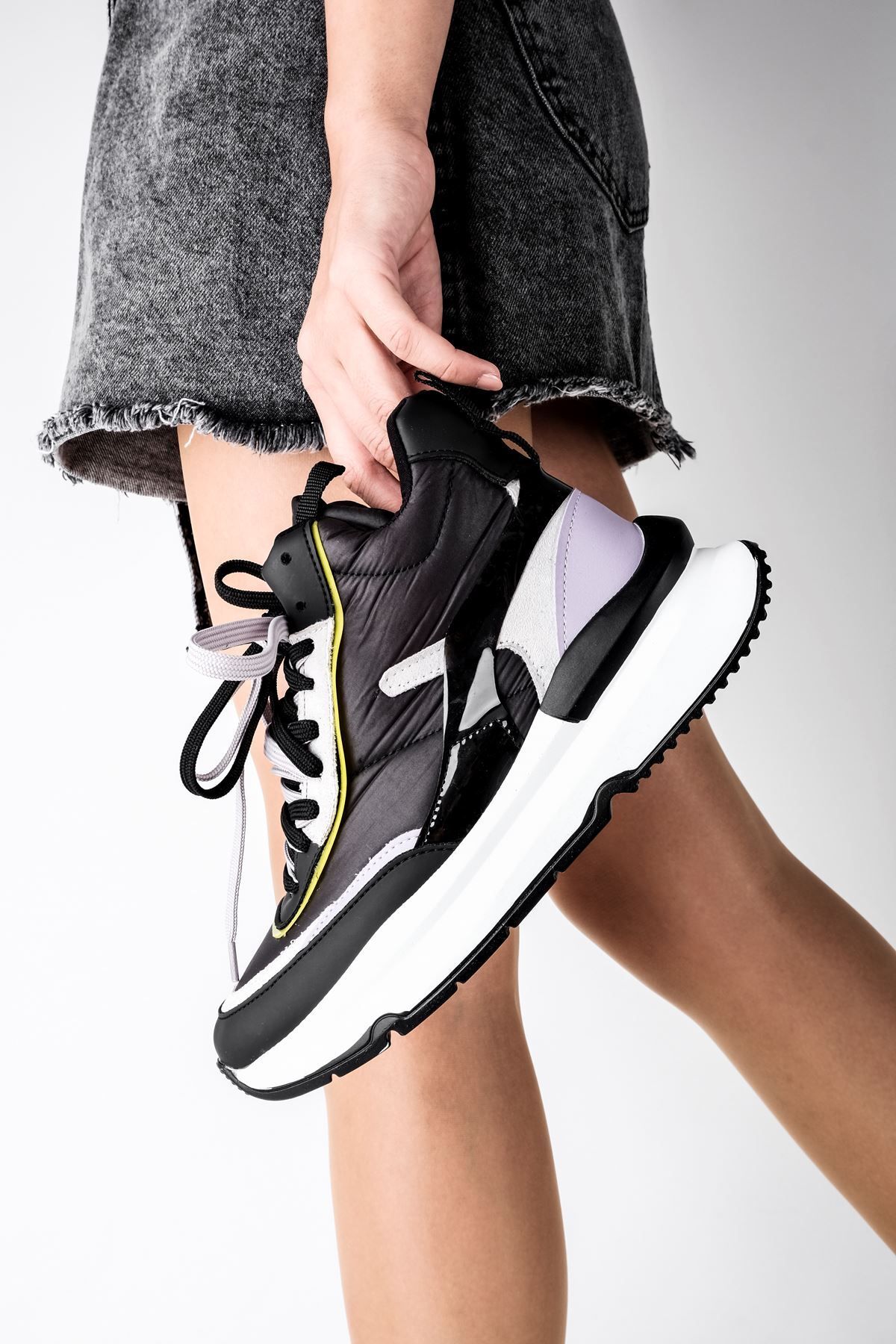 LAL SHOES BAGS Freya Women s Ankle Length Lace Up Sports Shoes