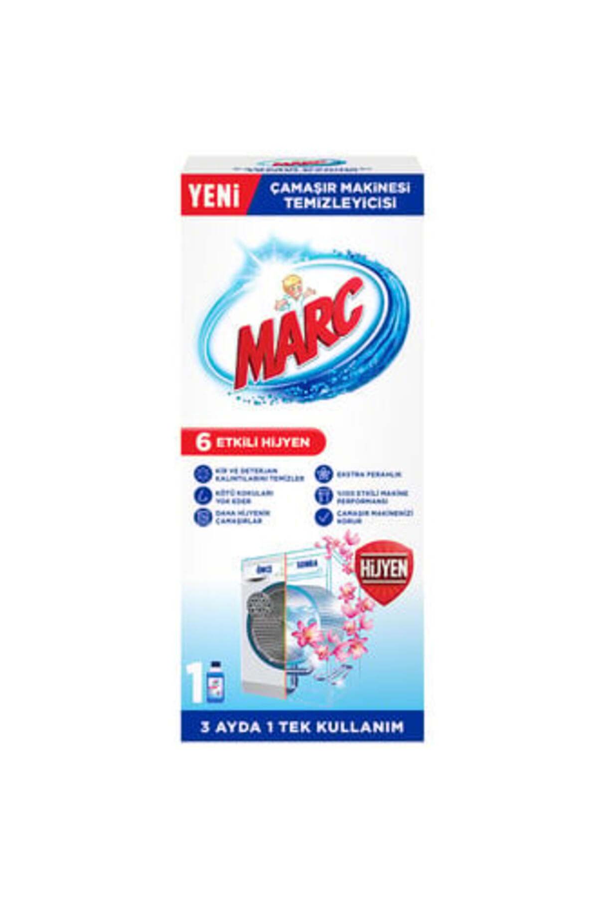 Marc Çamaşır Makinesi Temizleyici Tekli 250 Ml ( 1 ADET )